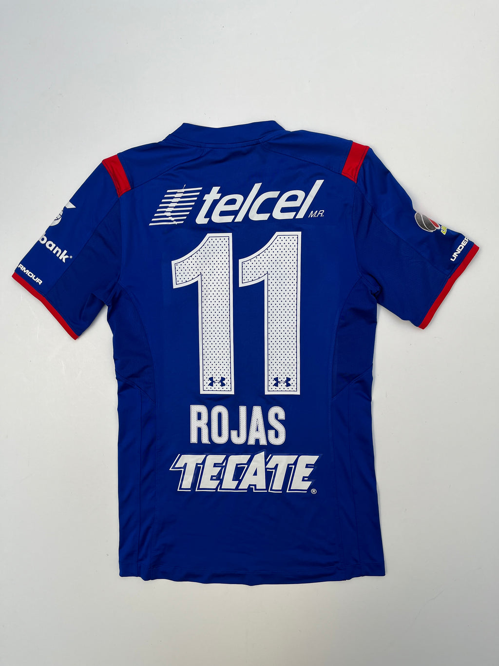 Jersey Cruz Azul Local 2014 2015 Match Worn Joao Rojas (S)
