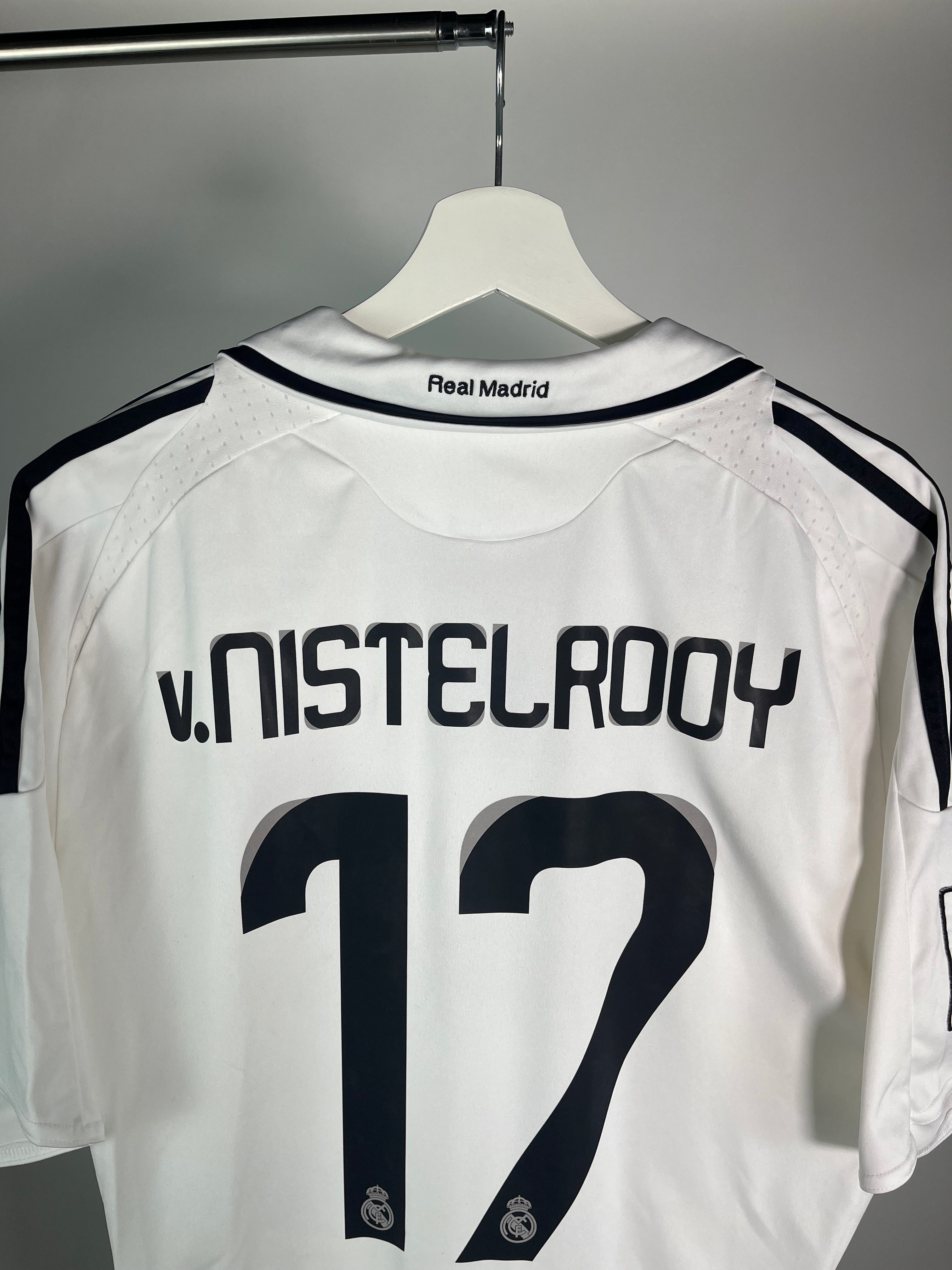 Jersey Real Madrid Local 2008 2009 Ruud Van Nistelrooy (L)