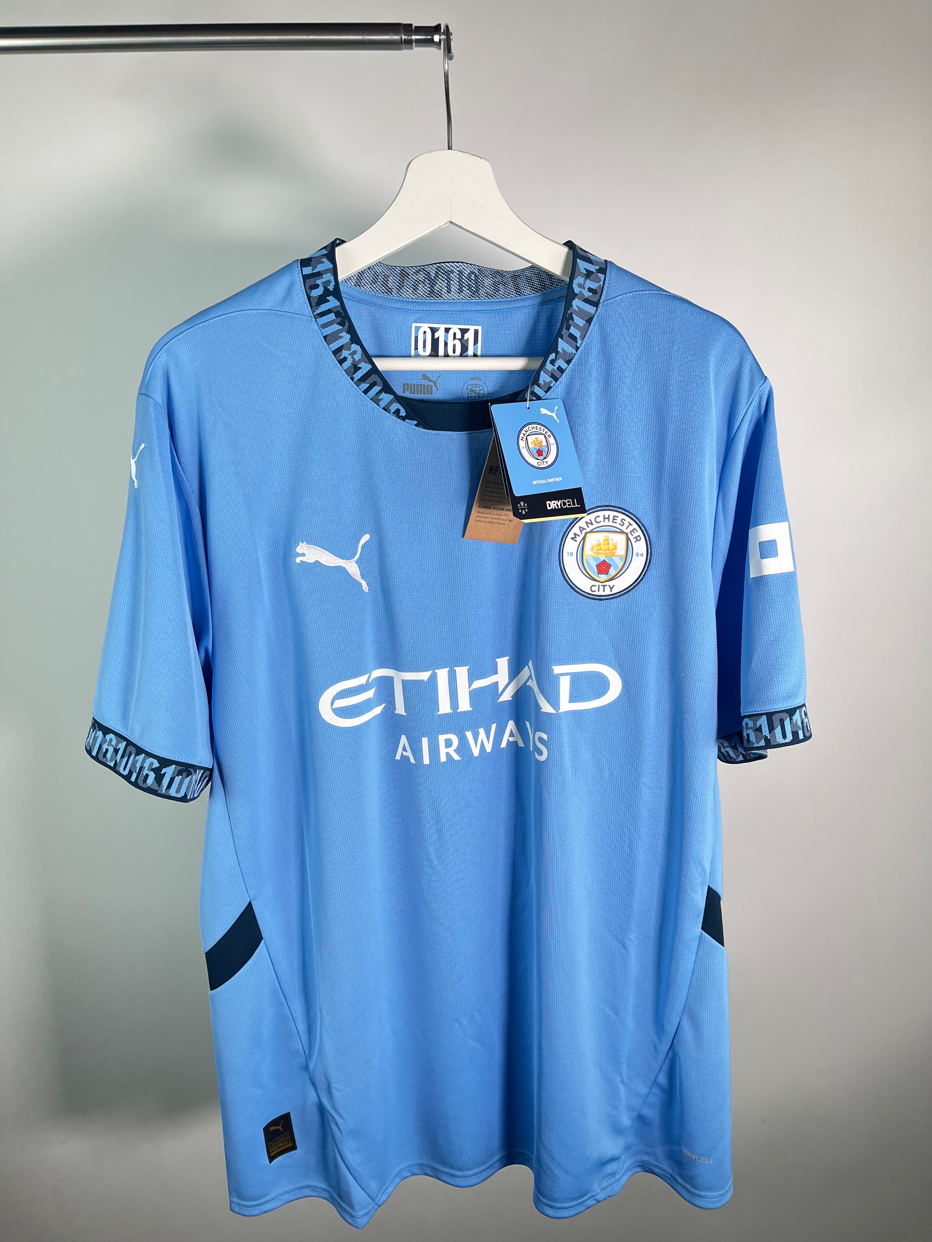 Jersey Manchester City Local 2024 2025 *C/Etiquetas* Erling Braut Haaland (XL)