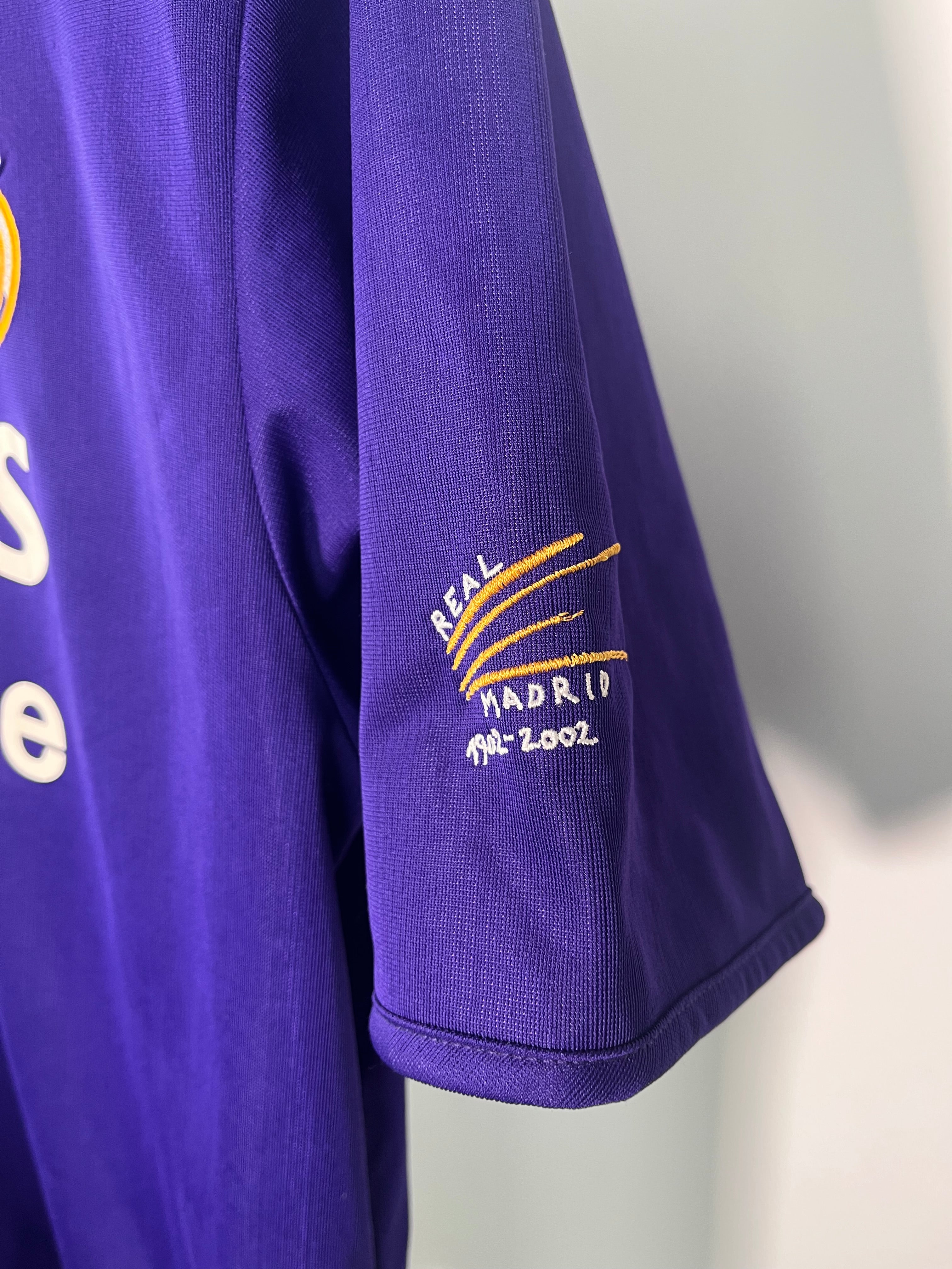 Jersey Real Madrid Tercera 2002 2003 *Edición Centenario C/Etiquetas* Ronaldo Nazario (XL)