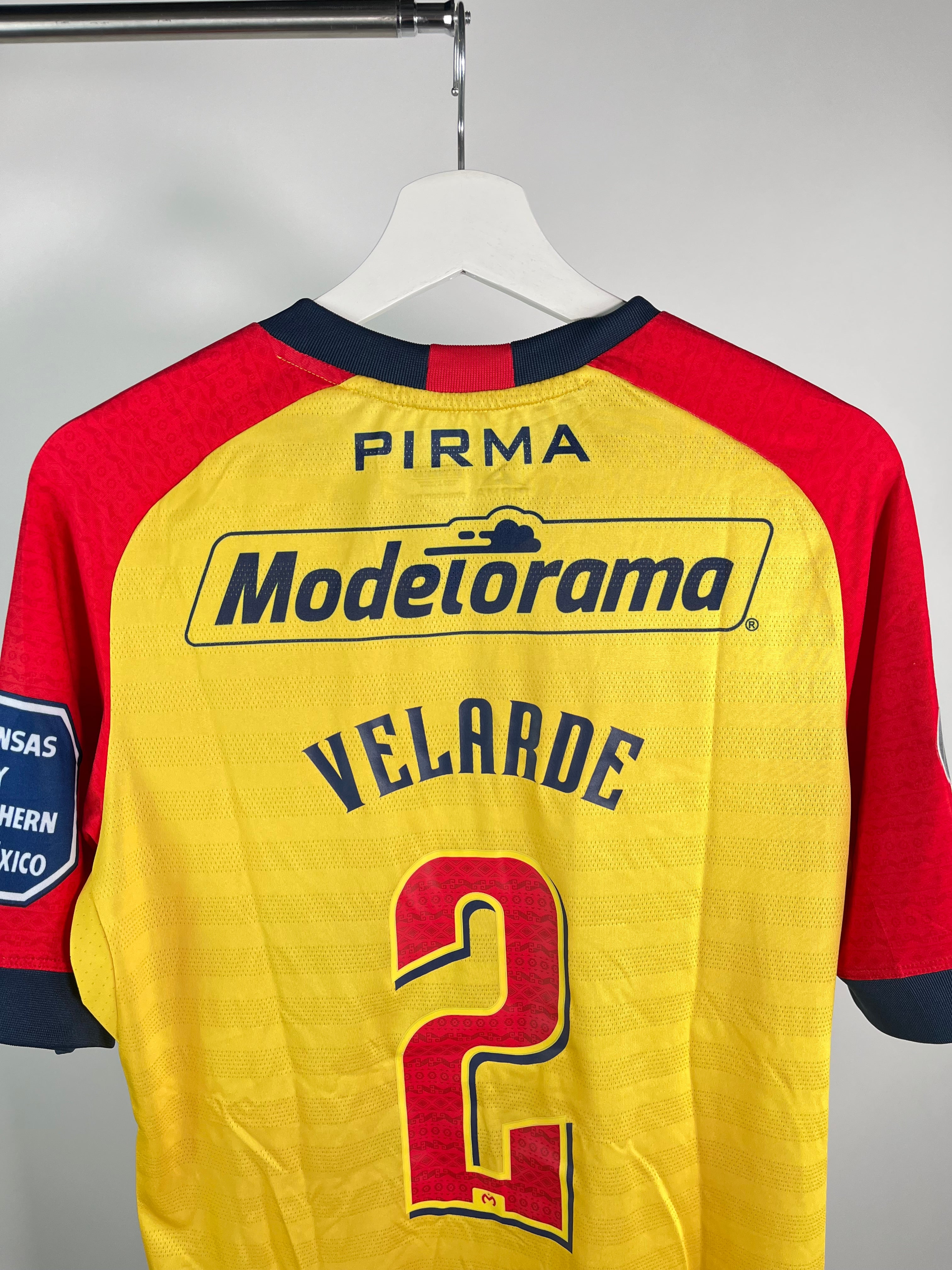 Jersey Monarcas Morelia Local 2019 2020 Match Worn Efraín "Chispa" Velarde (M)