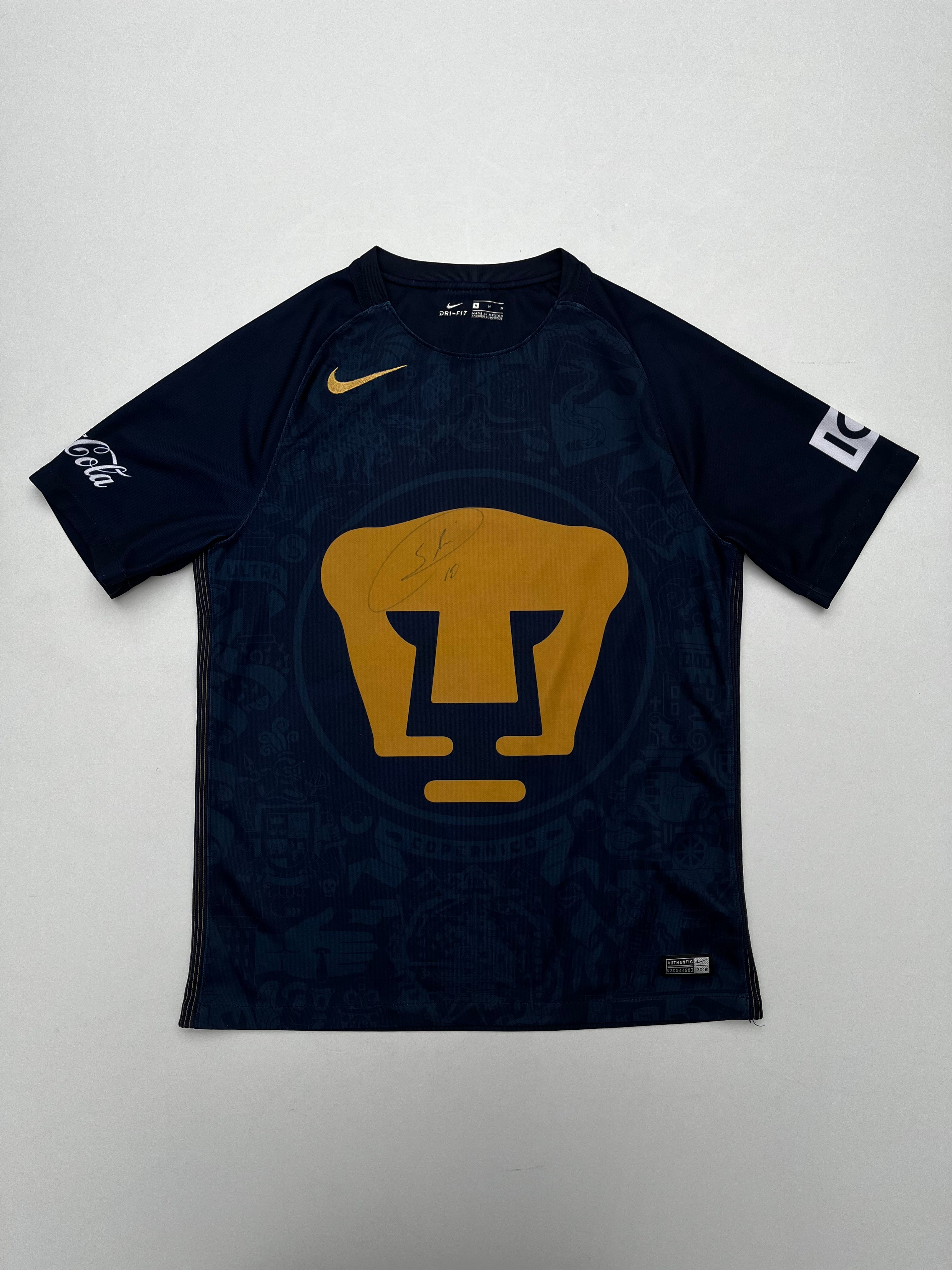 Jersey Pumas Visita 2016 2017 Autografiado (M)