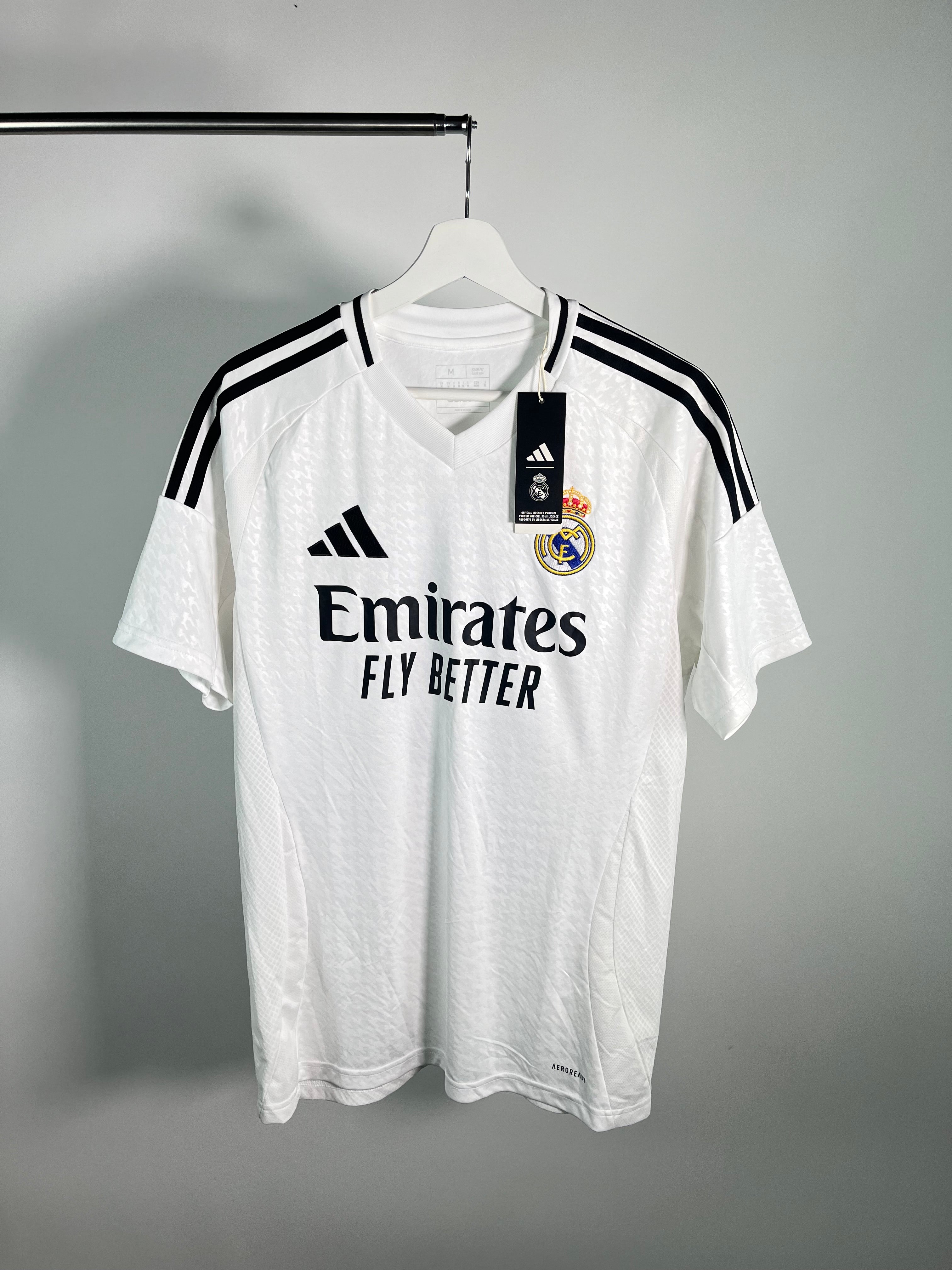 Jersey Real Madrid Local 2024 2025 *C/Etiquetas* Kylian Mbappé (M)