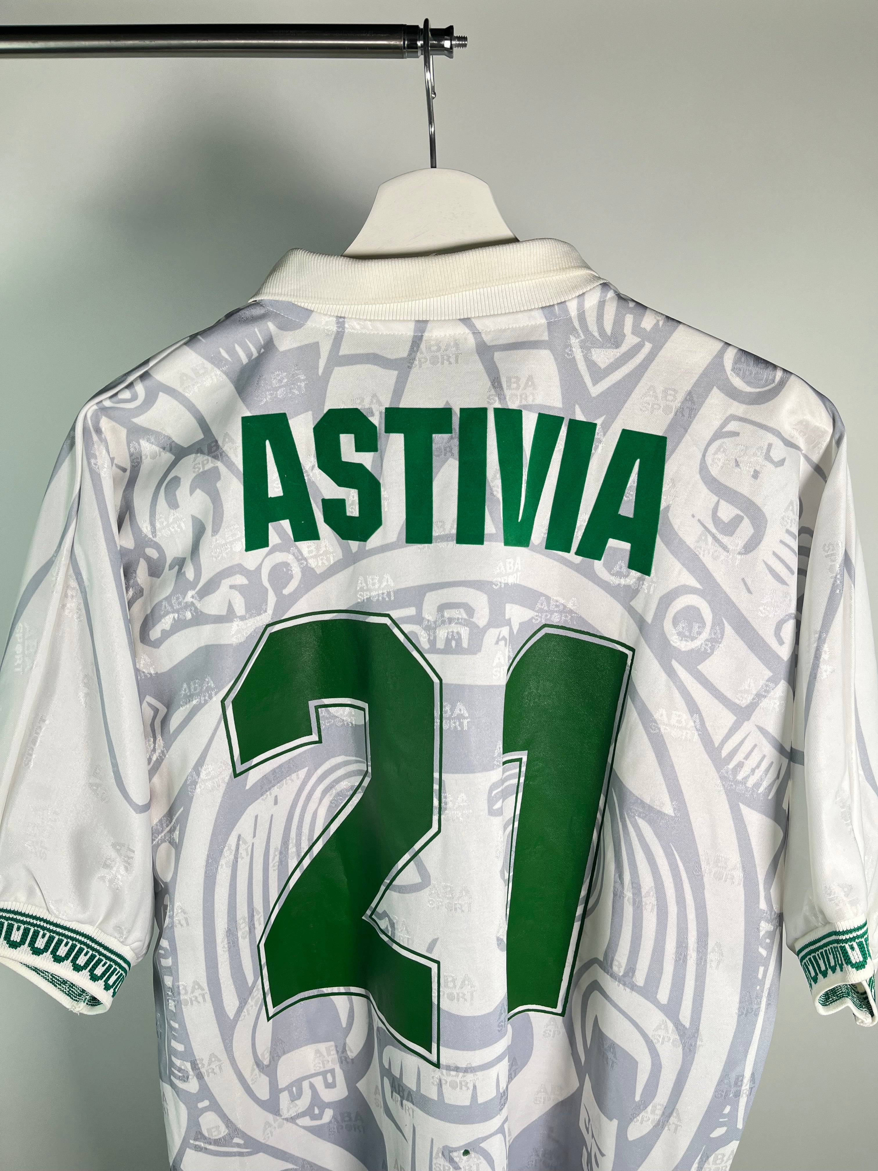 Jersey México Visita 1997 1998 Match Worn Autografiado Edson Astivia (L)