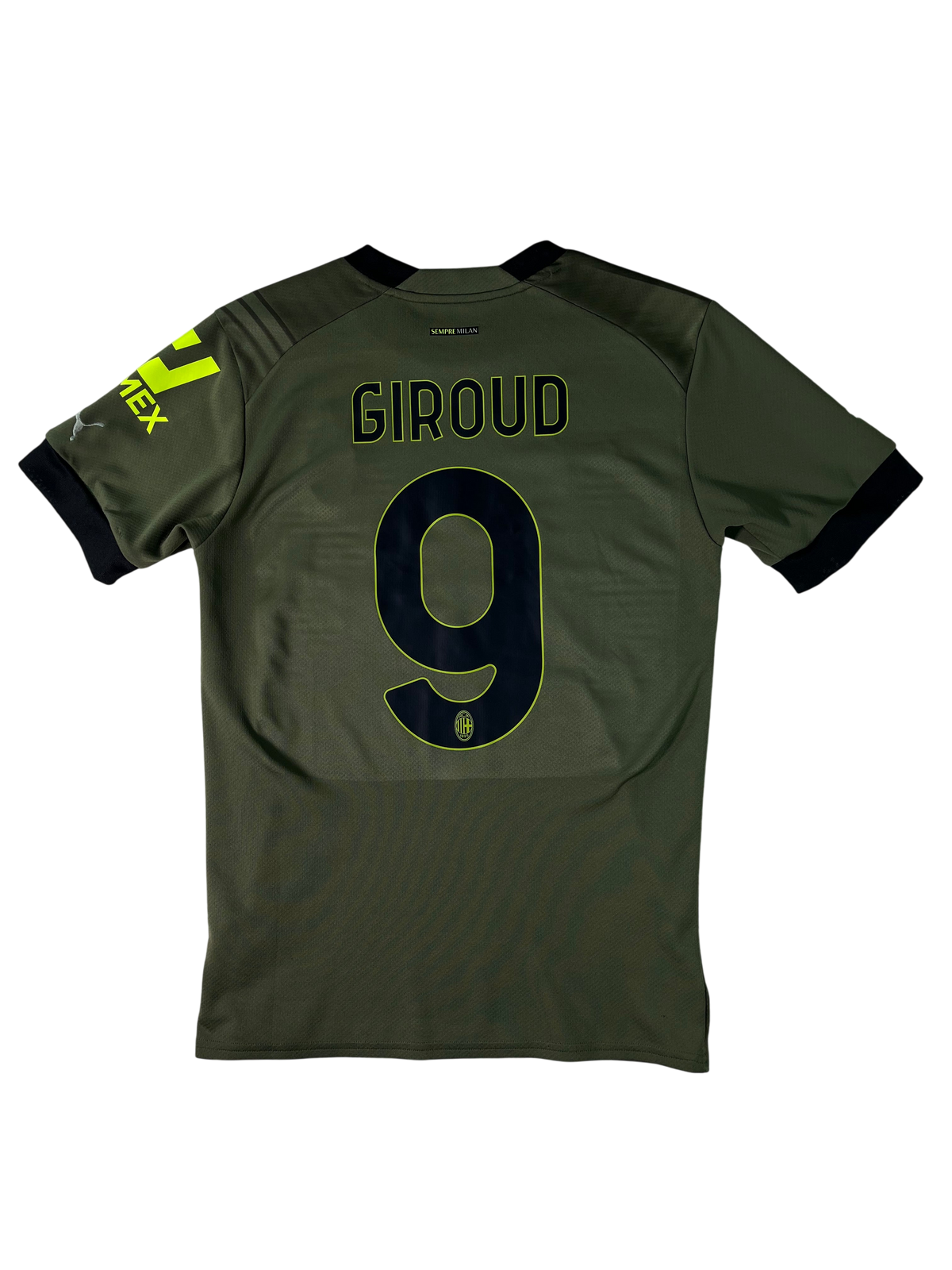 Jersey AC Milán Tercera 2022 2023 Olivier Giroud (S)
