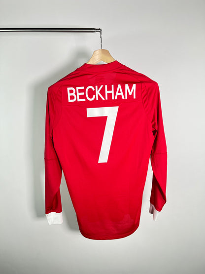 Jersey Inglaterra Visita 2010 2011 Manga Larga David Beckham (M)