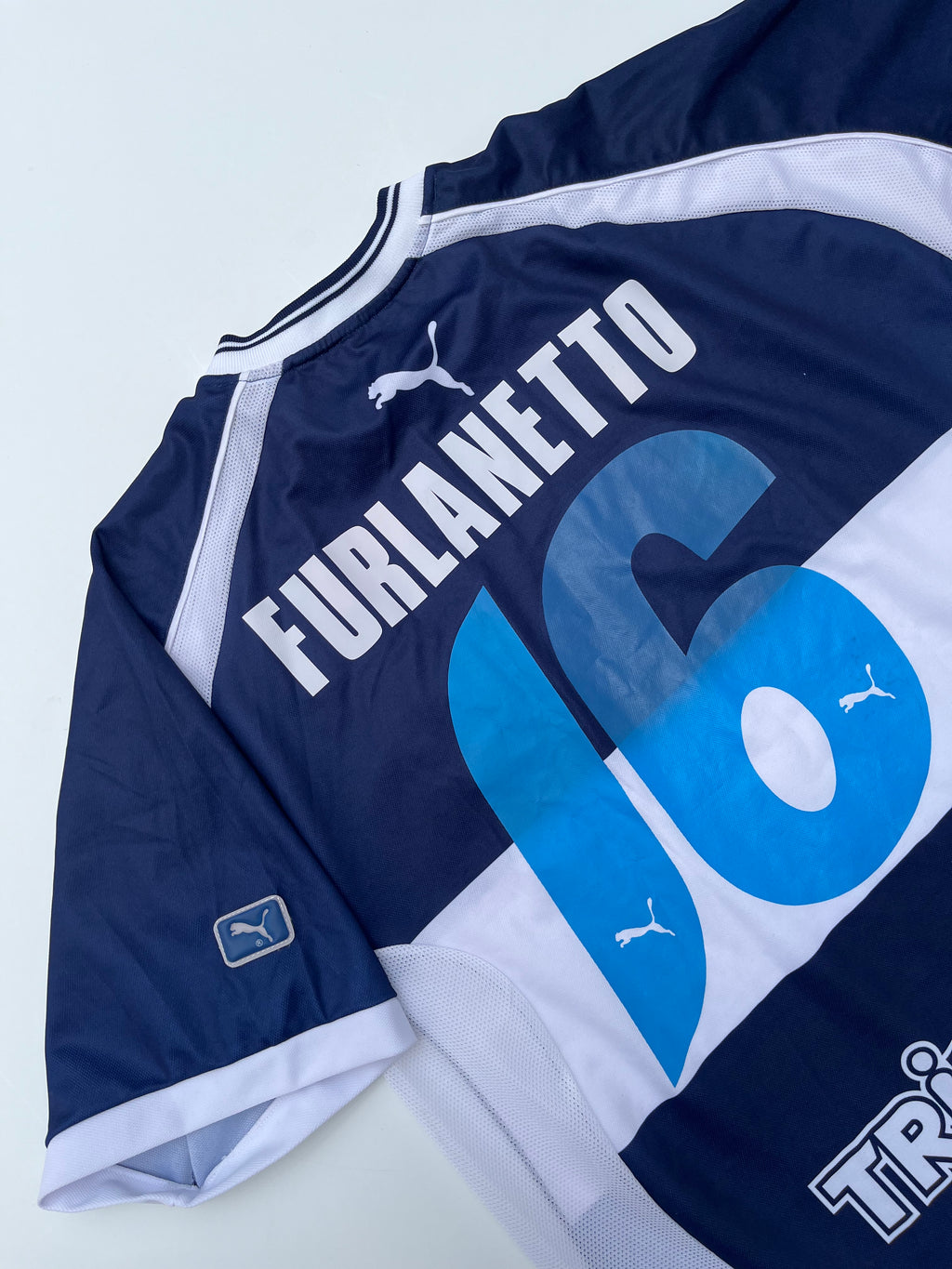 Jersey Gimnasia y Esgrima Visita 2002 2003 Match Worn Furlanetto (L)