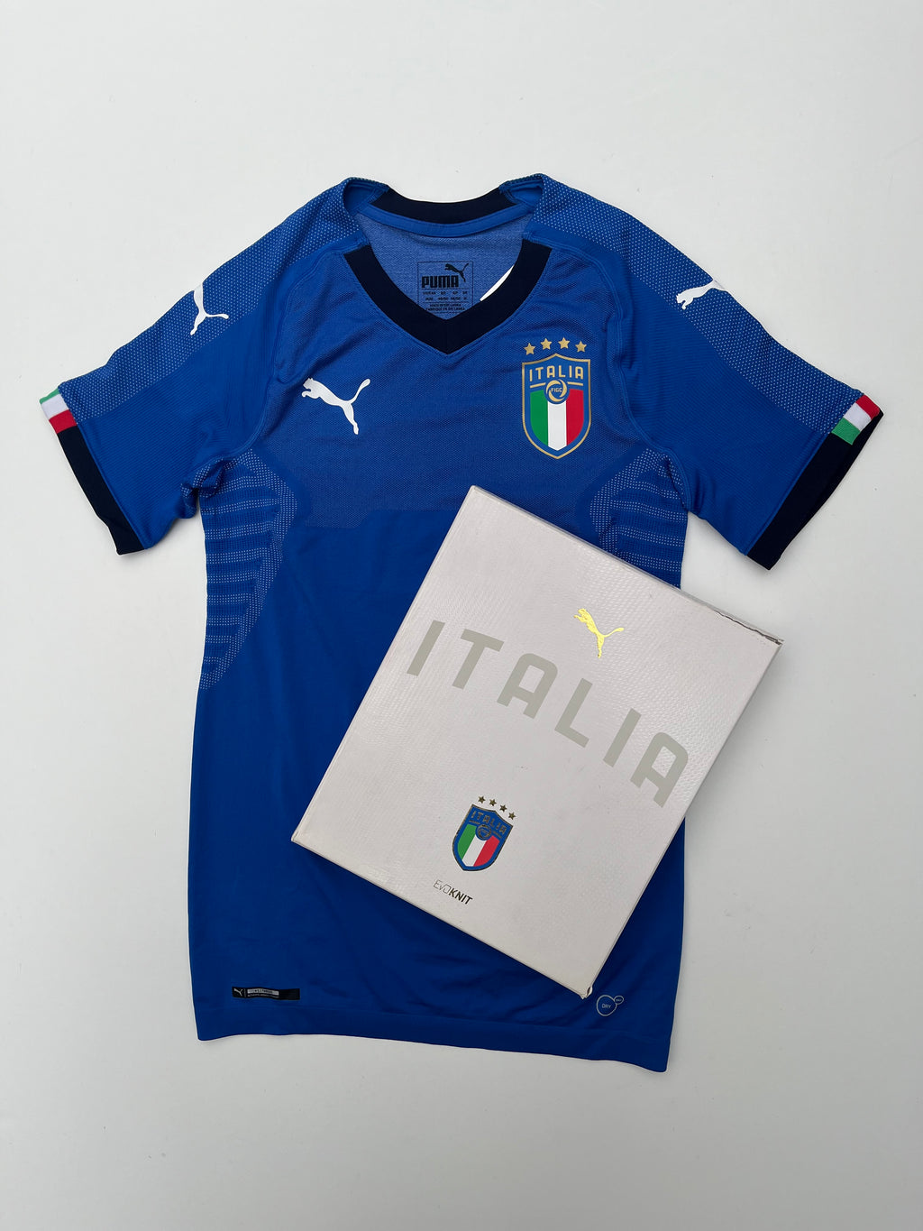 Jersey Italia Local 2018 2019 *Con Caja* Versión Jugador (M)