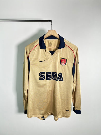 Jersey Arsenal Visita 2001 2002 Manga Larga (L)