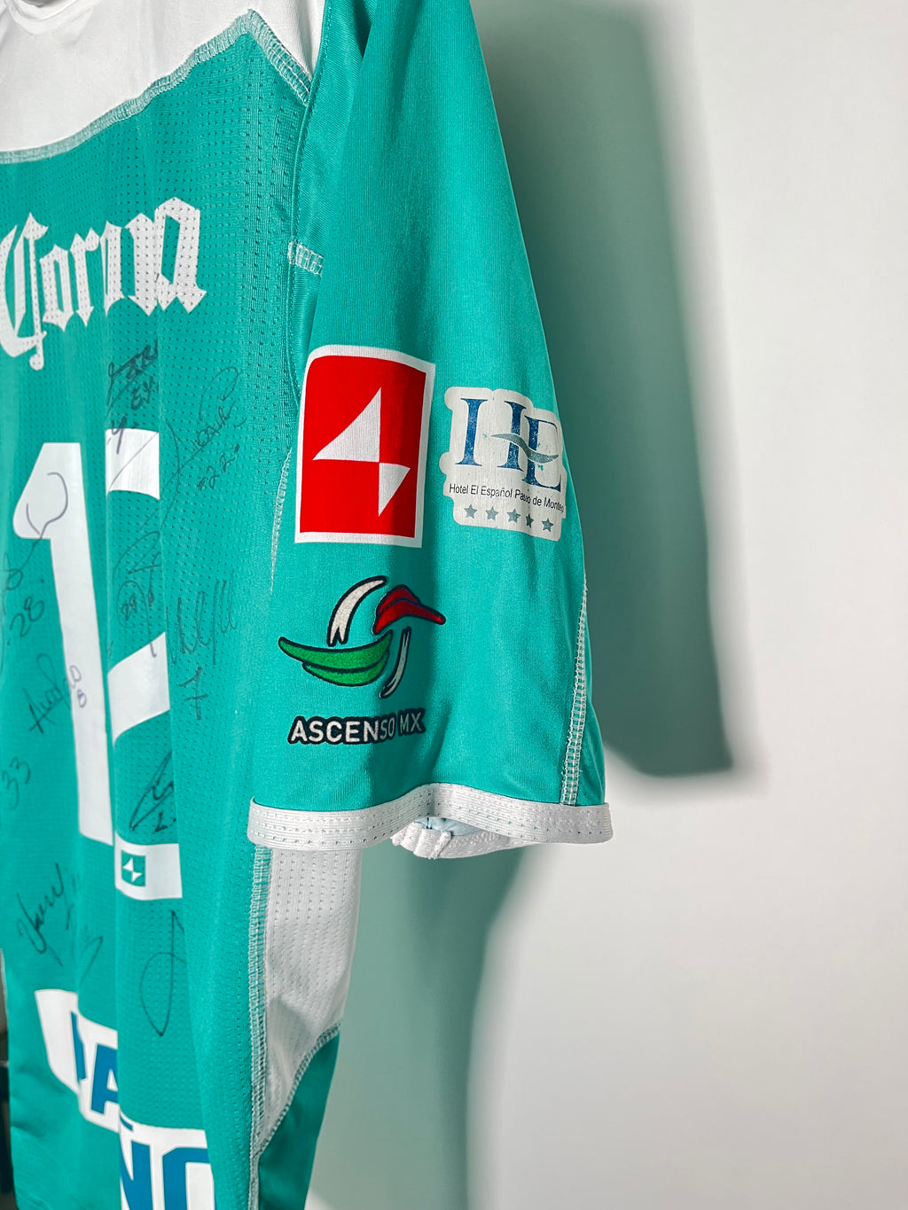 Jersey Merida Visita 2016 2017 Match Worn Autografiado David Patiño (M)