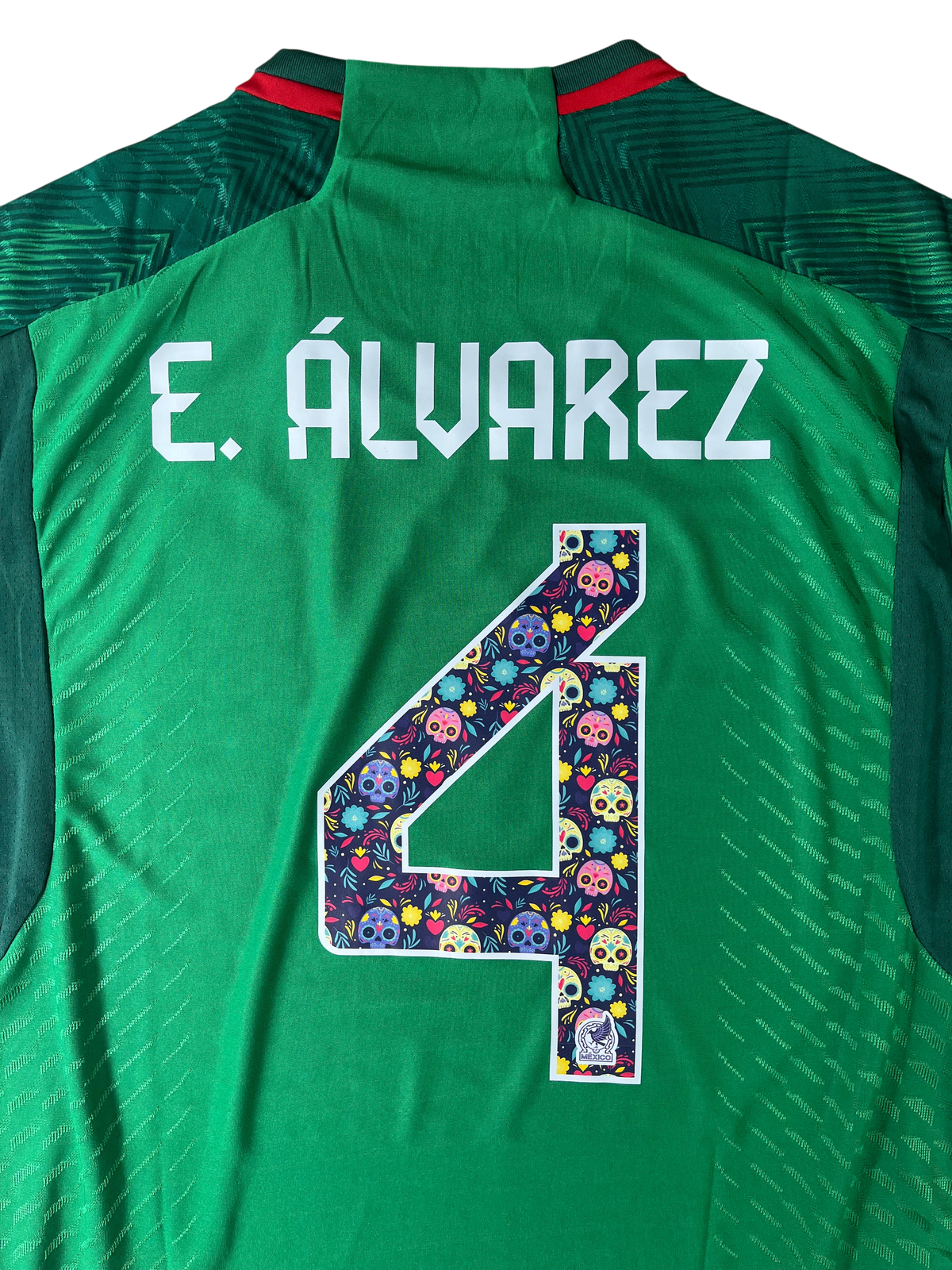 Jersey México Local 2022 2023 Versión Jugador Edson Álvarez *Día de Muertos*
