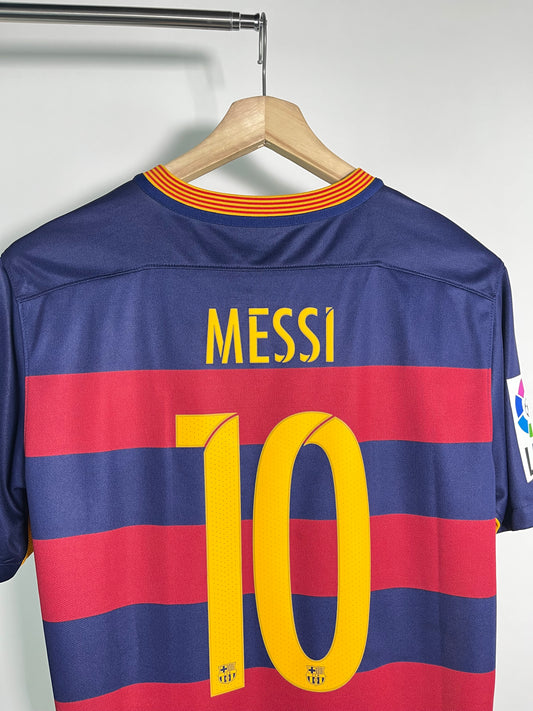 Jersey Barcelona Local 2015 2016 Lionel Messi (L)
