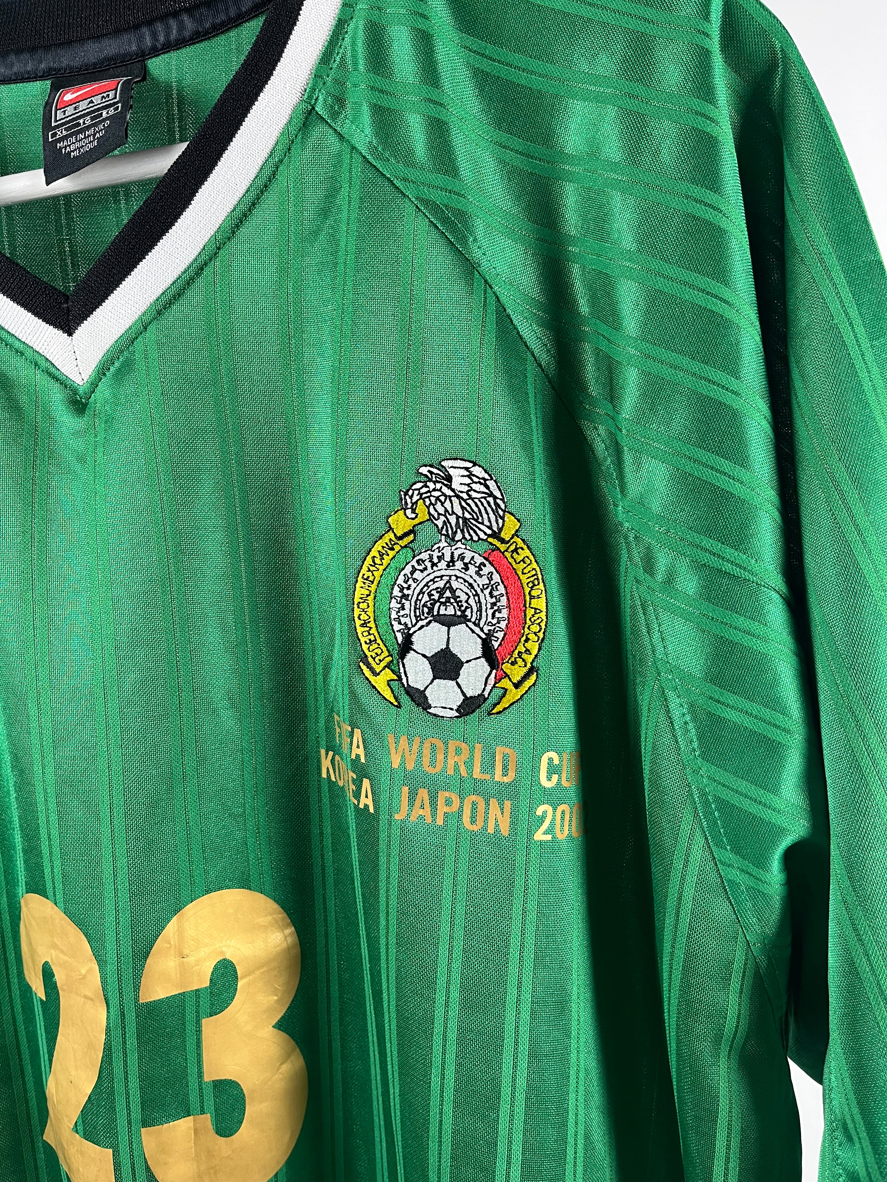 Jersey Portero México 2002 Utilería Preparado Para Jorge Campos *Corea-Japón* (XL)