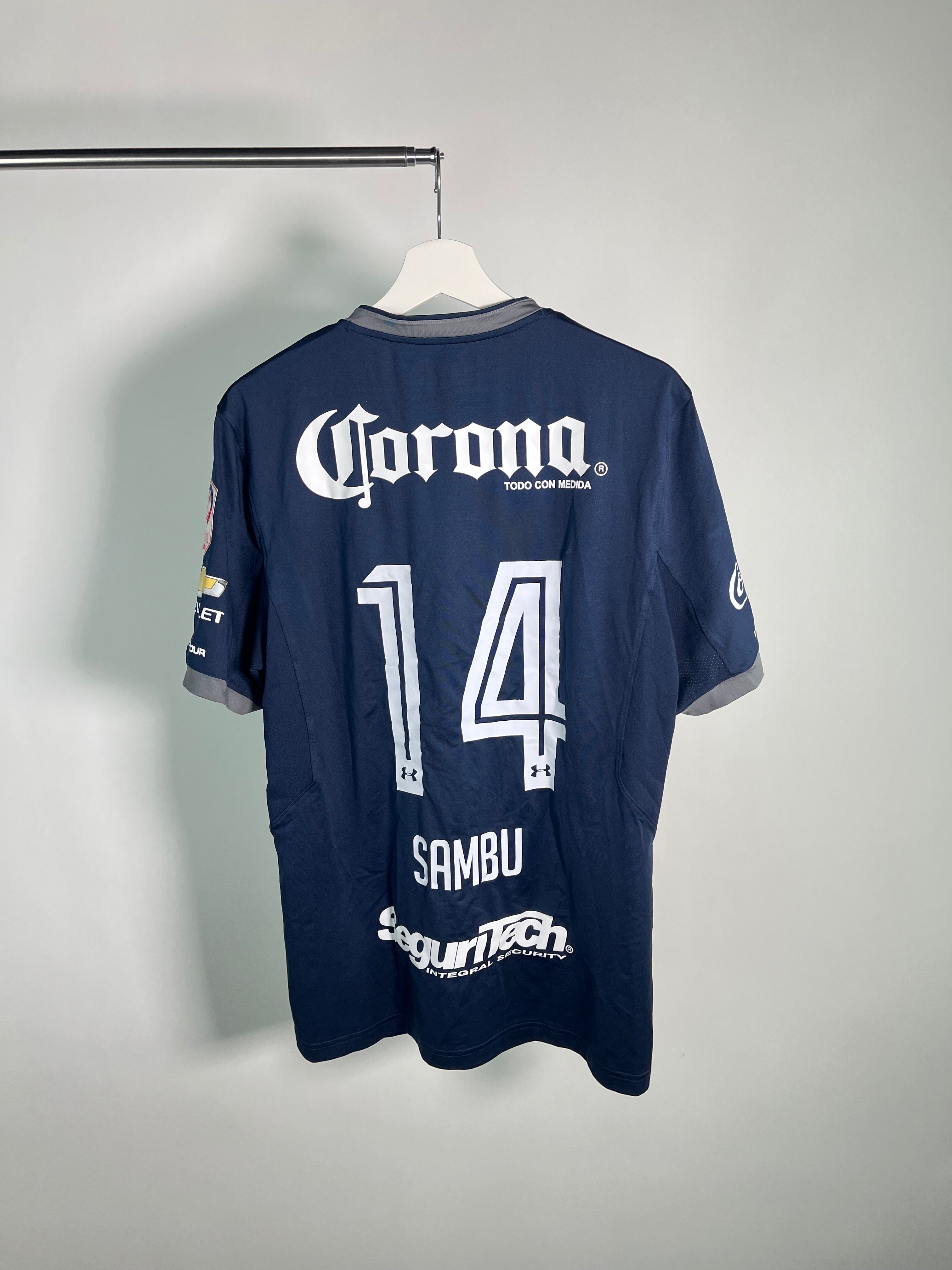 Jersey Toluca Tercera 2017 2018 Match Worn Rubens Sambueza (L)