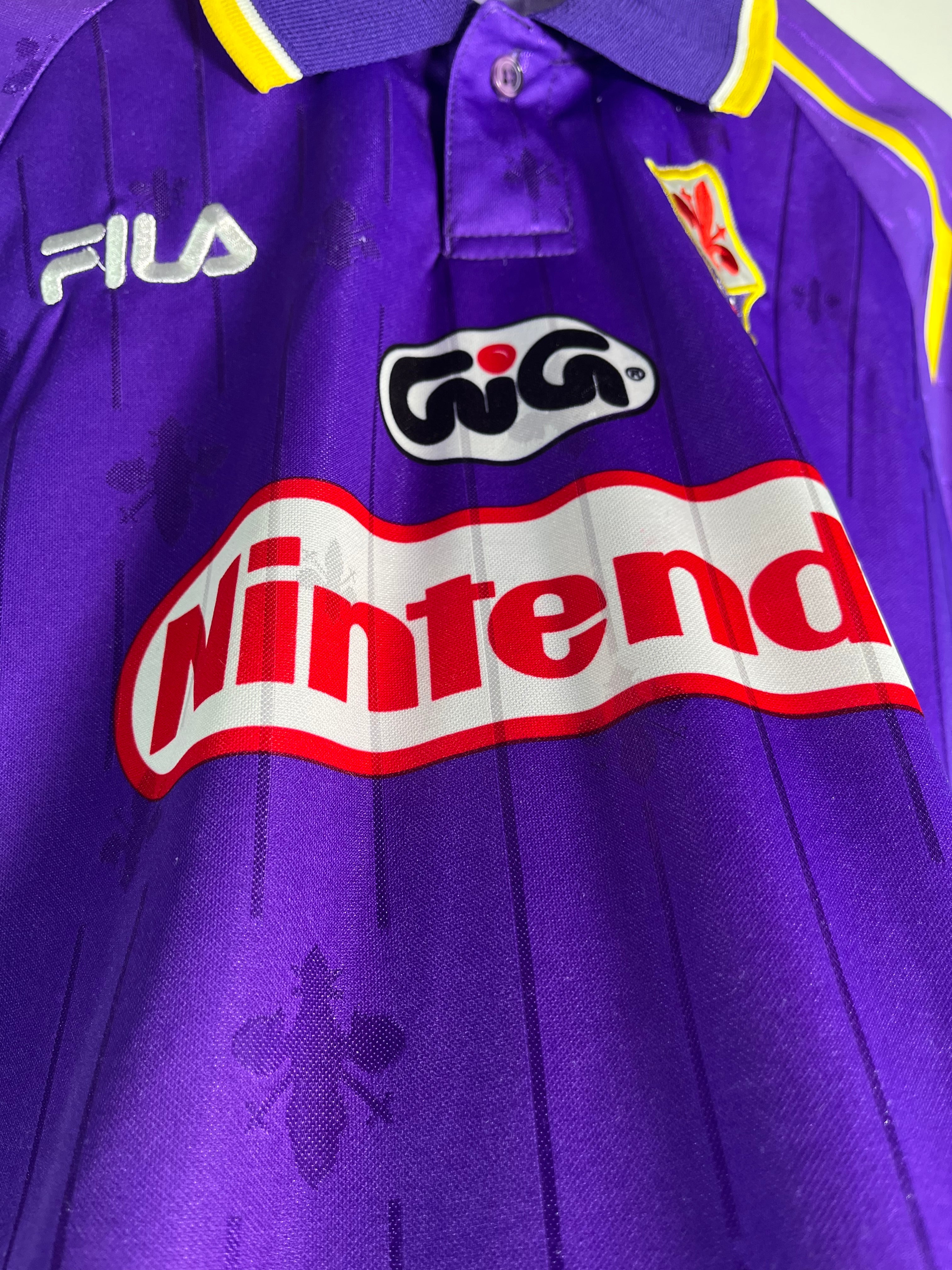 【正規97-98FILA Fiorentina L/S BATISTUTA#9】 正規97-98FILA Fiorentina L/S BATISTUTA#9】 正規97-98FILA