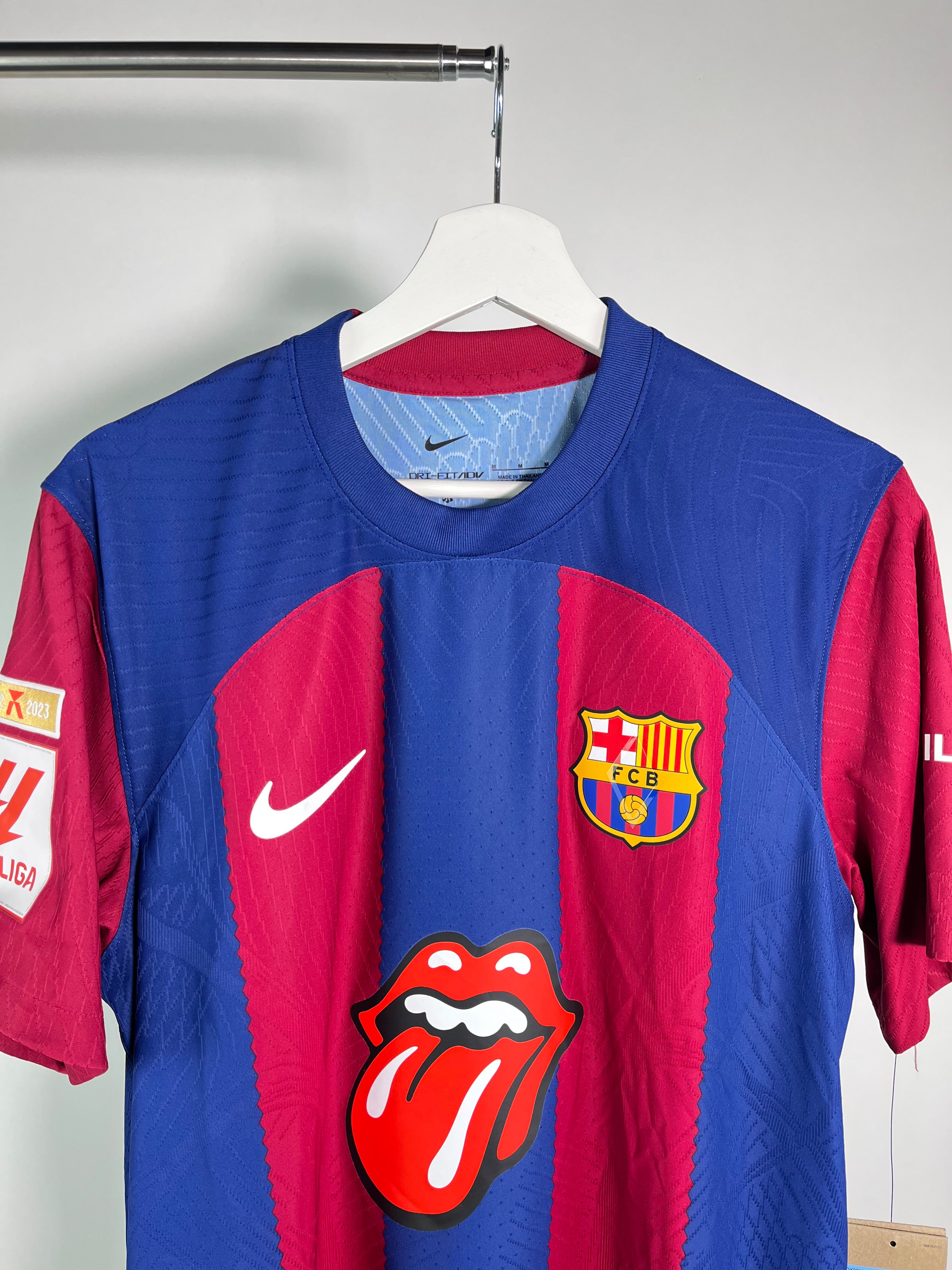 Jersey Barcelona Local 2023 2024 Edición Limitada Rolling Stones Versión Jugador *C/etiquetas* (M)
