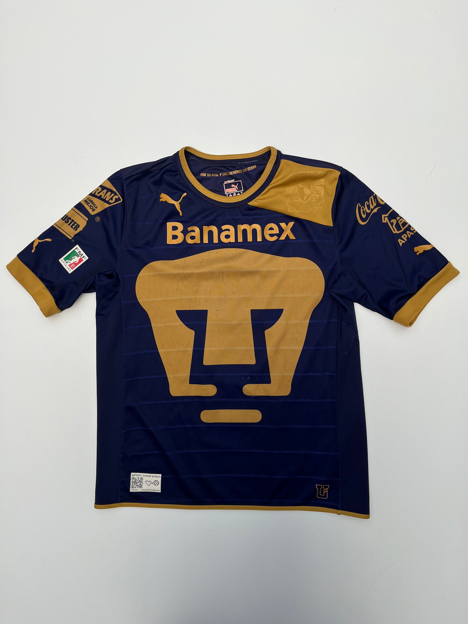 Jersey Pumas Local 2012 2013 Match Worn Darío Verón (L) – El