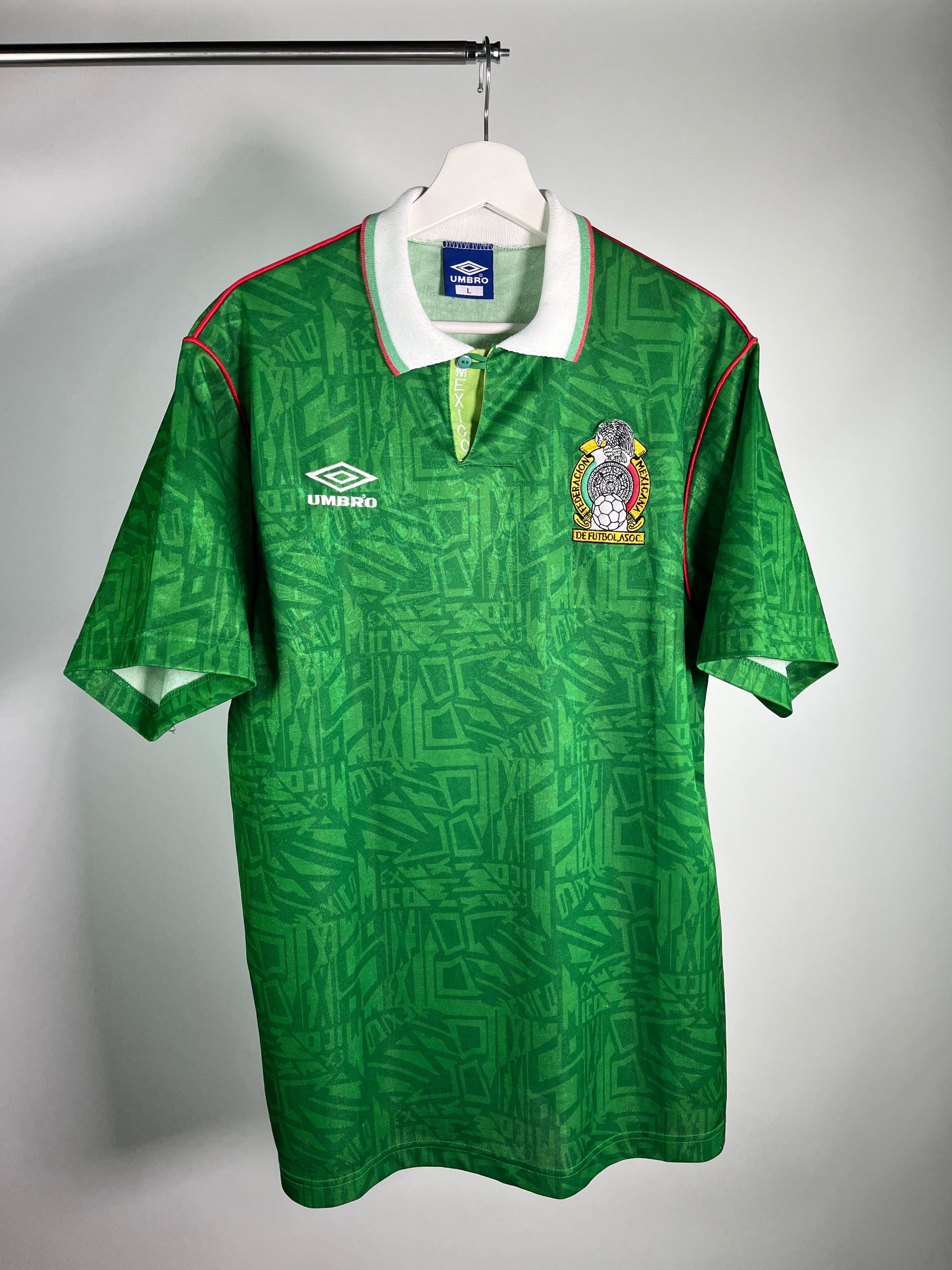 Jersey México Local 1993 1994 Versión Jugador (L)
