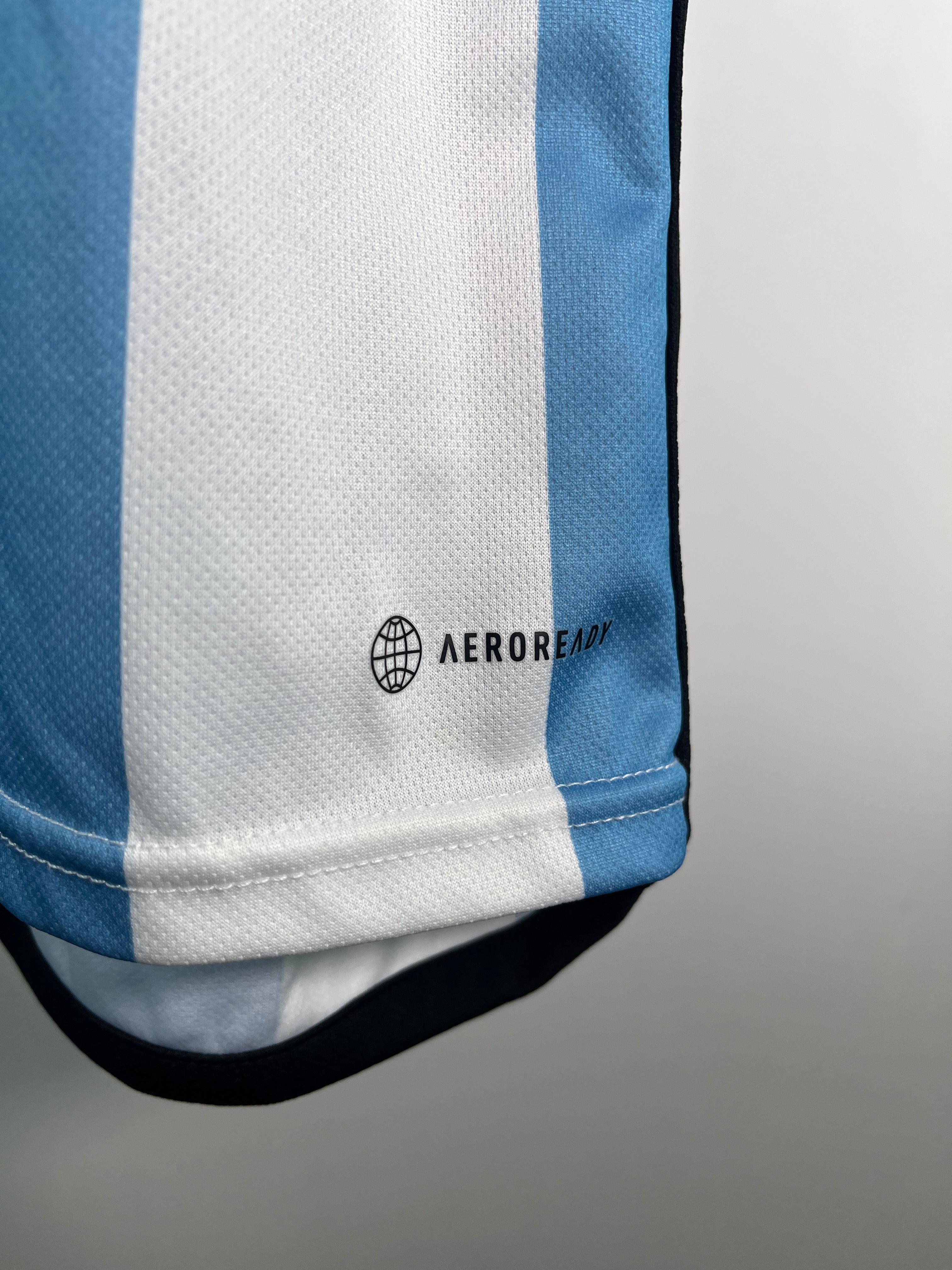 Jersey Argentina Local 2022 2024 *Match Detail Final vs Francia* Lionel Messi (L)