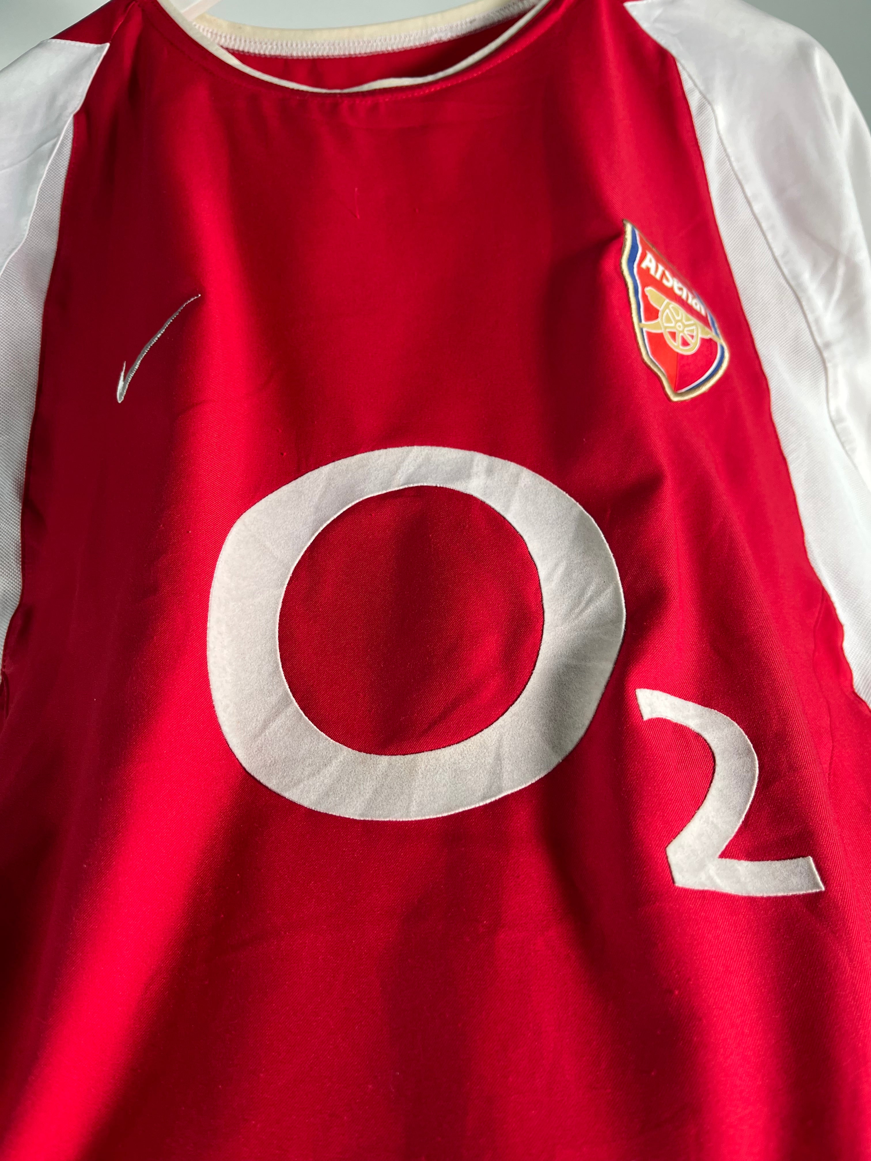 Jersey Arsenal Local 2003 2004 Patrick Vieira (M)