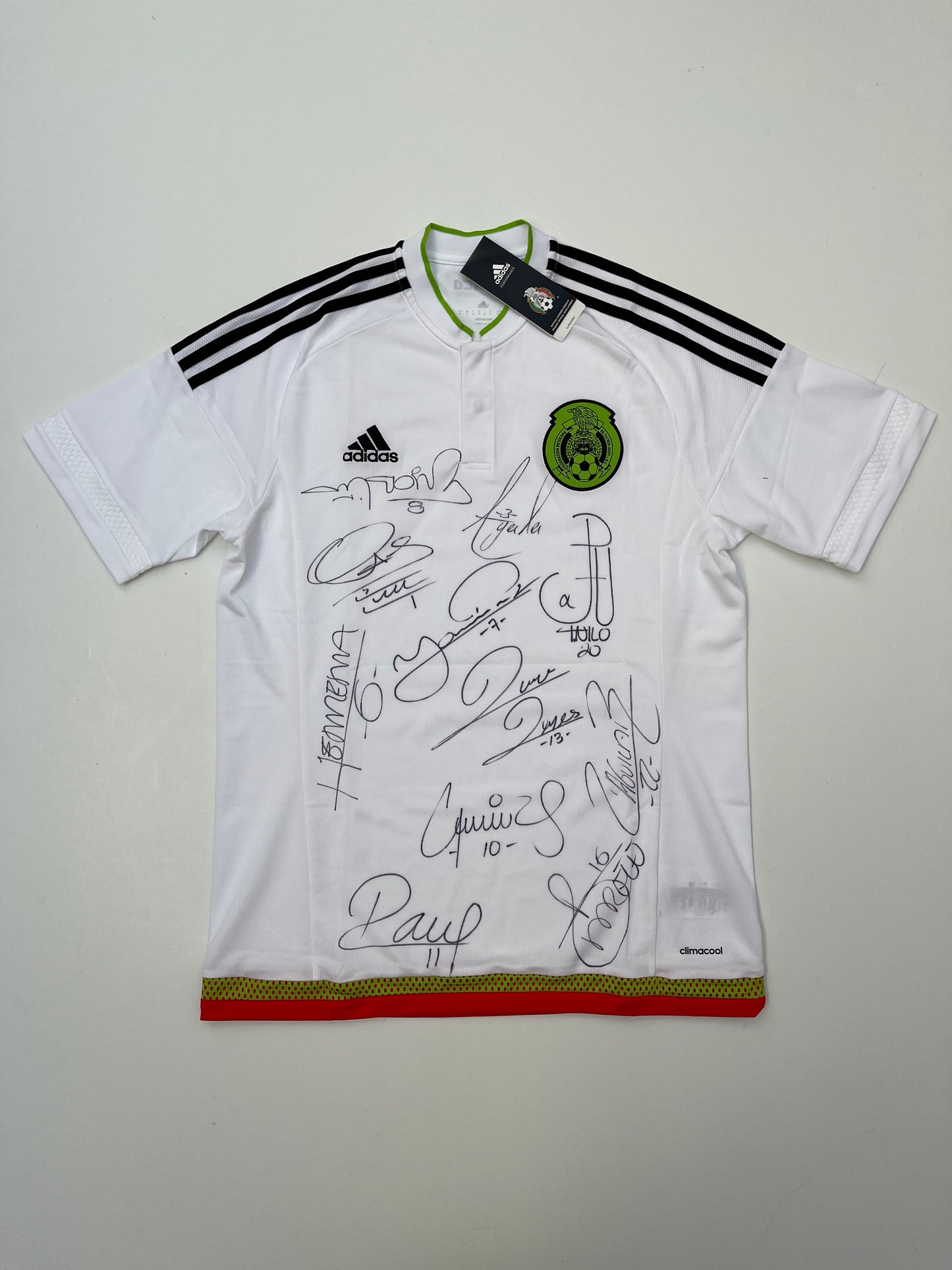 Jersey México Visita 2015 2016 Autografiado (M)