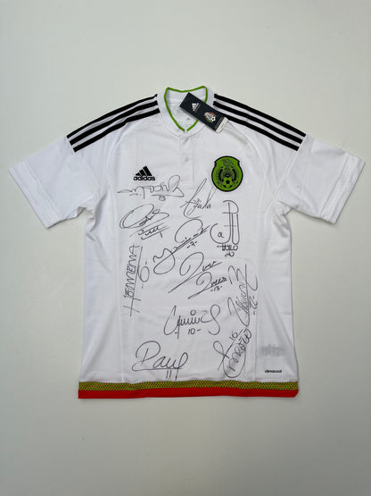 Jersey México Visita 2015 2016 Autografiado (M)