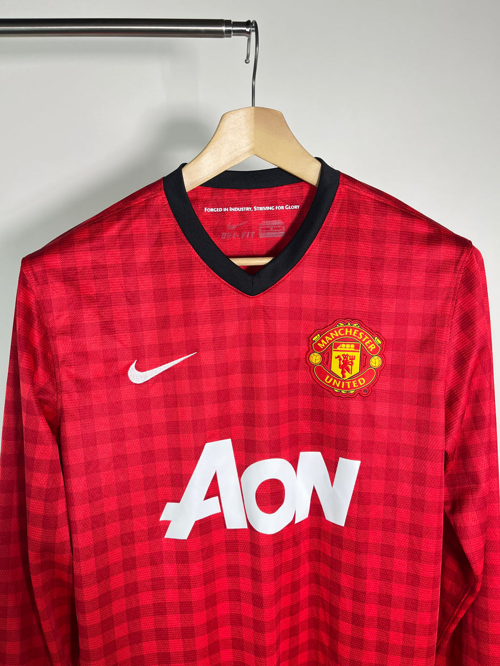 Jersey Manchester United Local 2012 2013 Manga Larga (M)