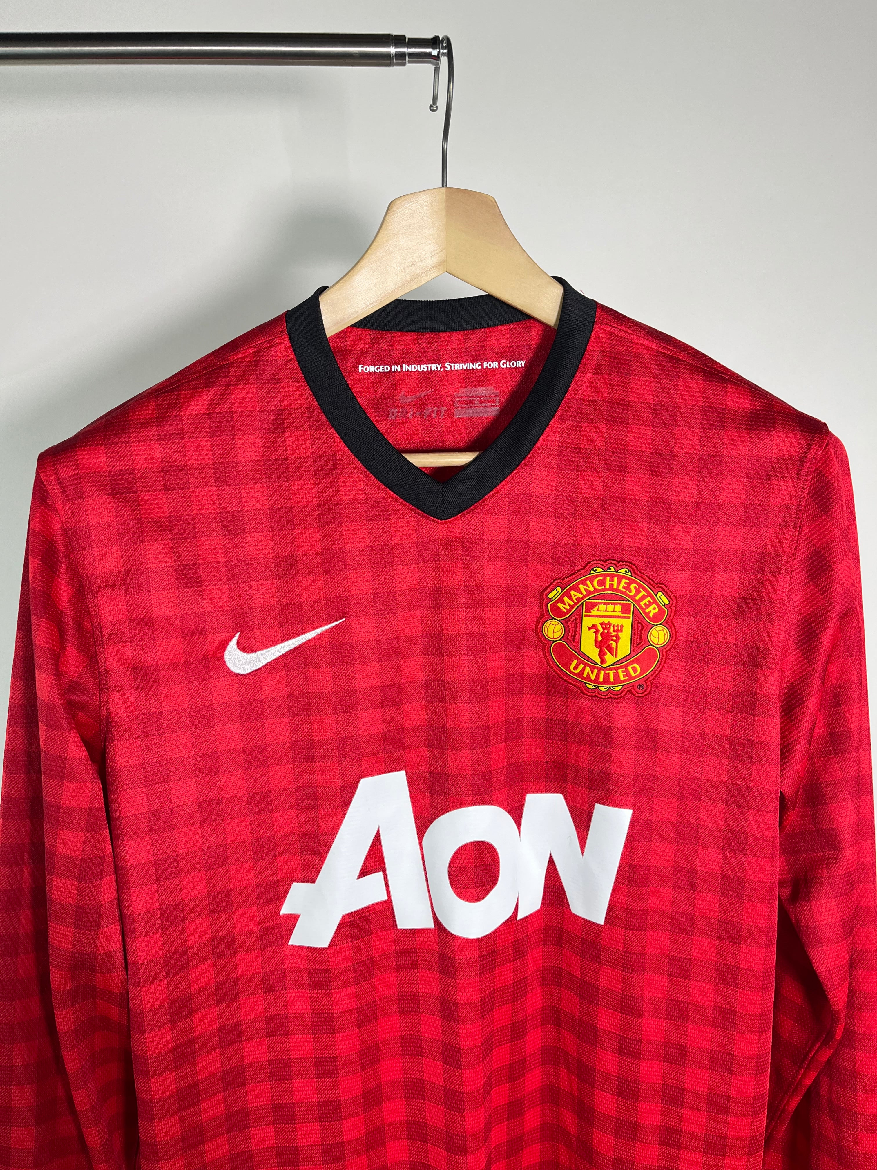 Jersey Manchester United Local 2012 2013 Manga Larga (M)