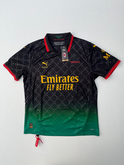 Jersey AC Milan Cuarta 2024 2025 OFF White Santiago Giménez (L)
