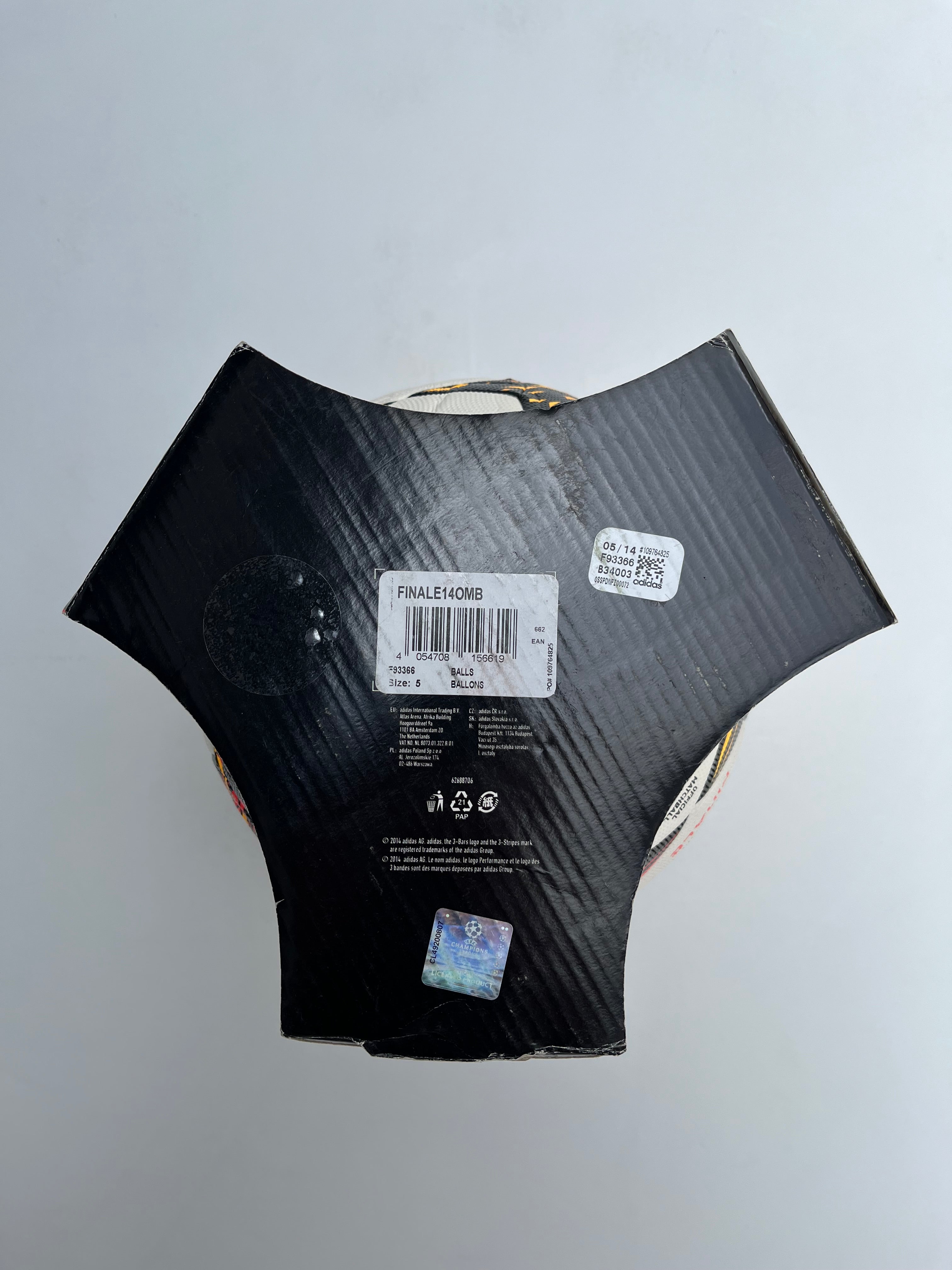 Balón Final Champions League 2014 2015 Match Ball Con Caja OMB (Talla 5)