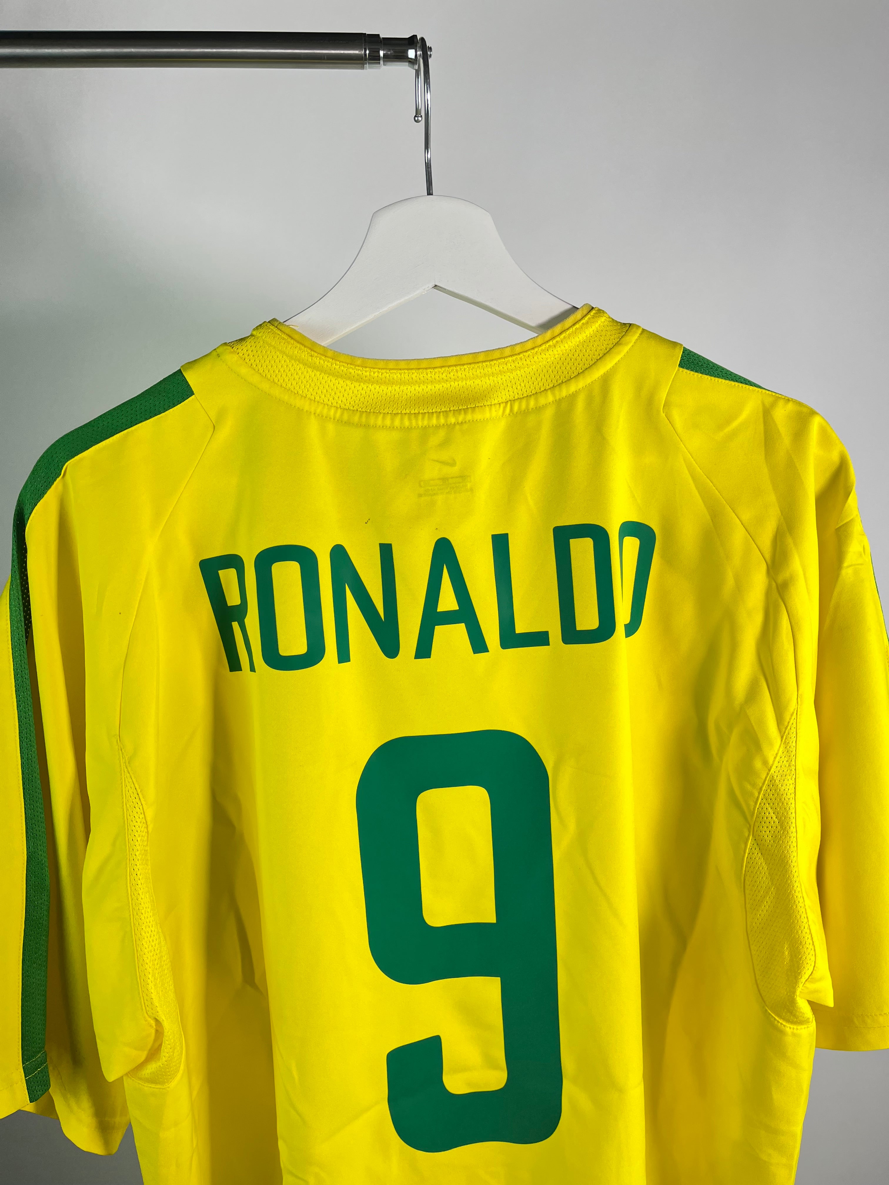 Jersey Brasil Local 2002 2004 *Mundial Corea Japón* Ronaldo Nazario (XL)