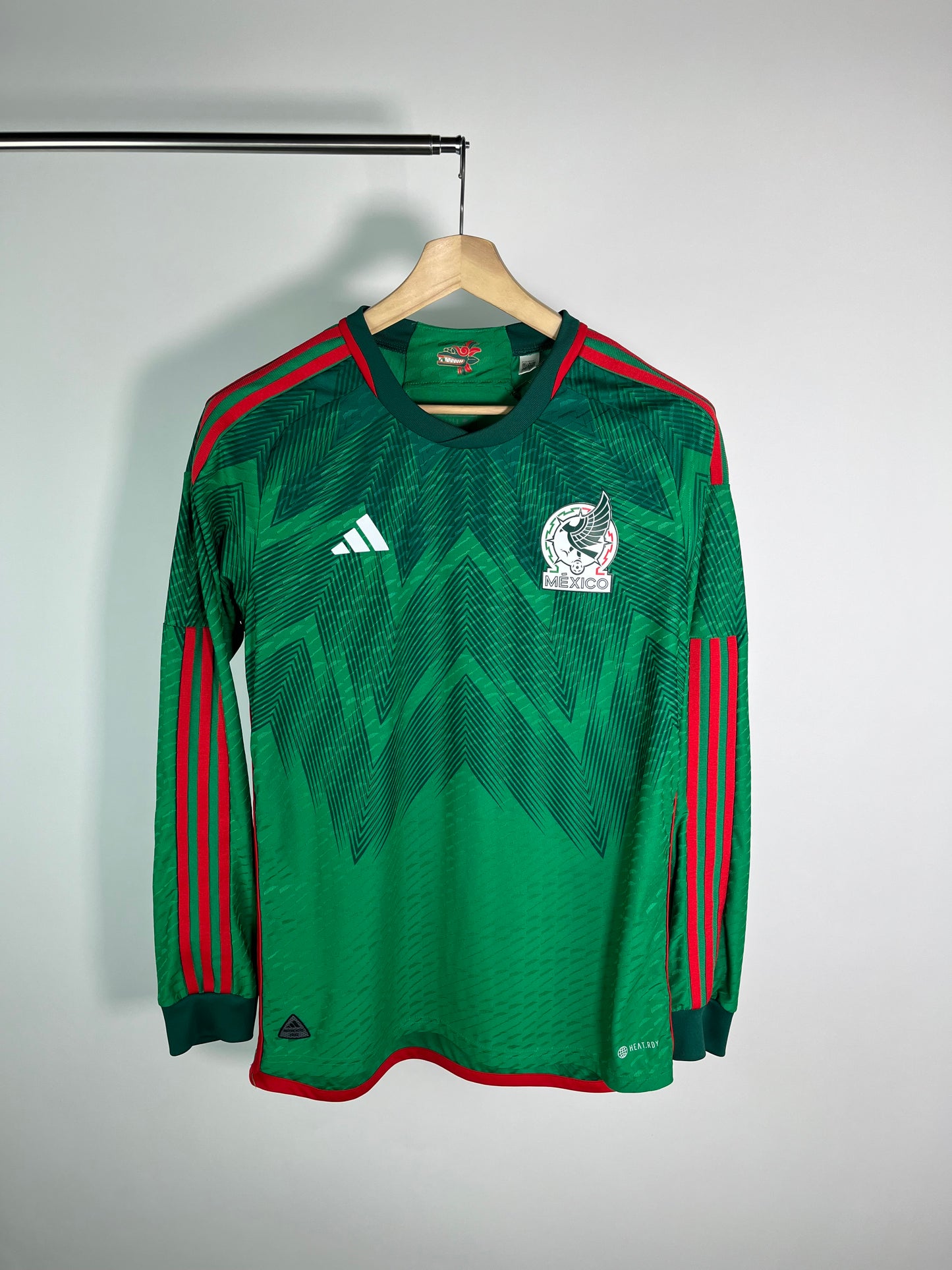 Jersey México Local 2022 2023 Manga Larga Versión Jugador (L)