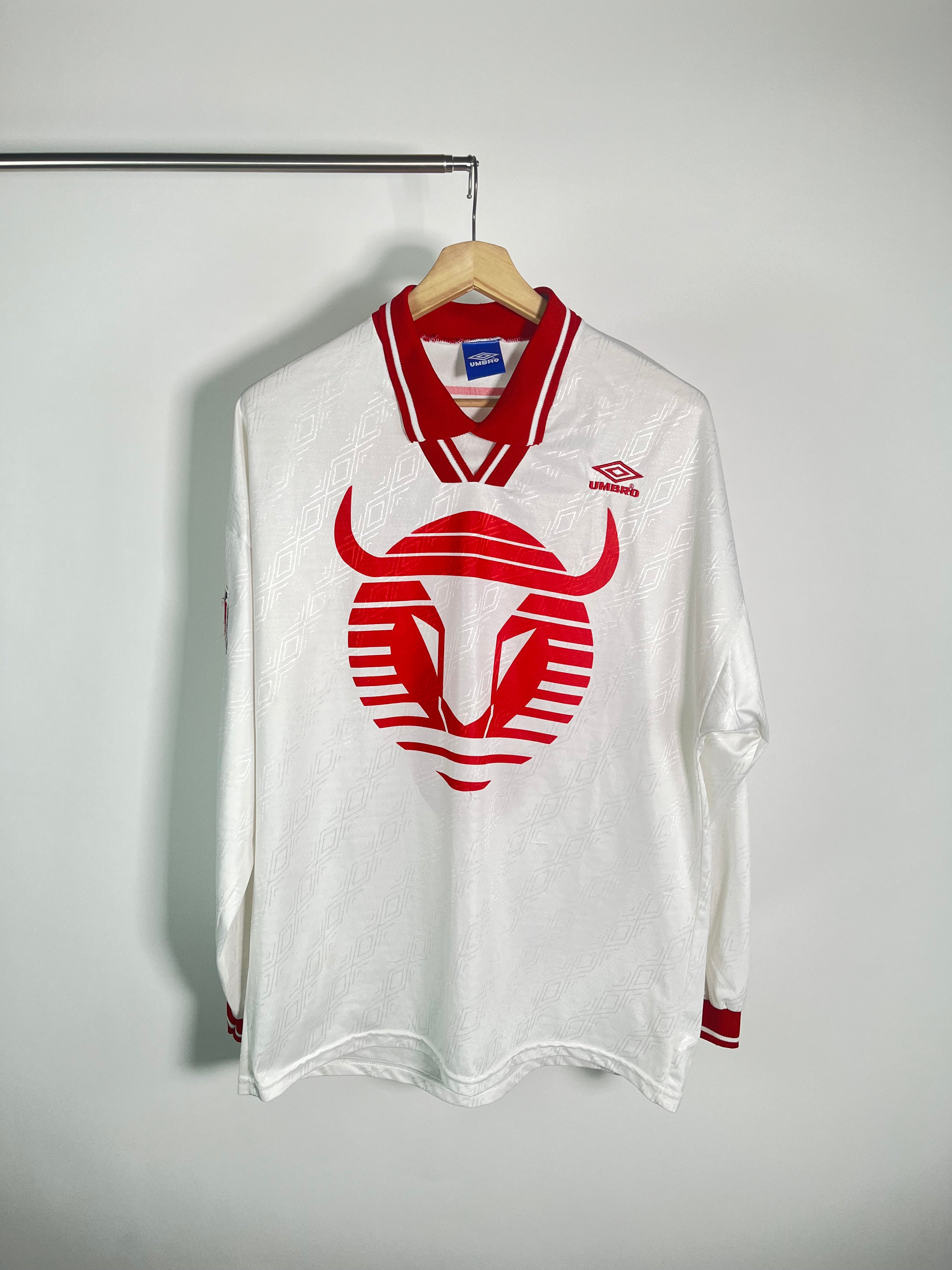 Jersey Toros Neza Visita 1995 1996 Manga Larga Utilería Fernando Guijarro Martínez (XL)