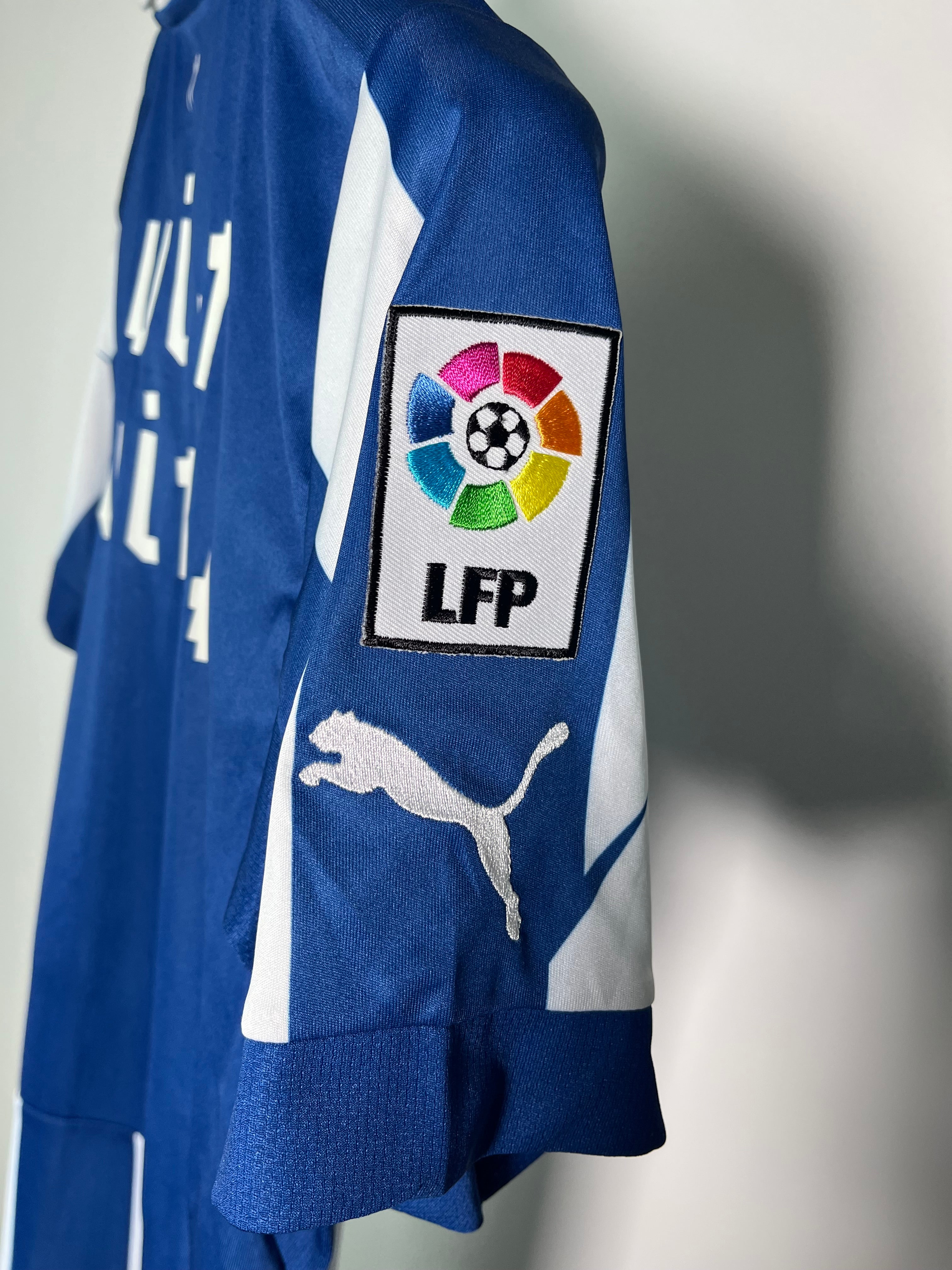 Jersey Espanyol de Barcelona Local 2012 2013 Autografiado Javier Aguirre (M)