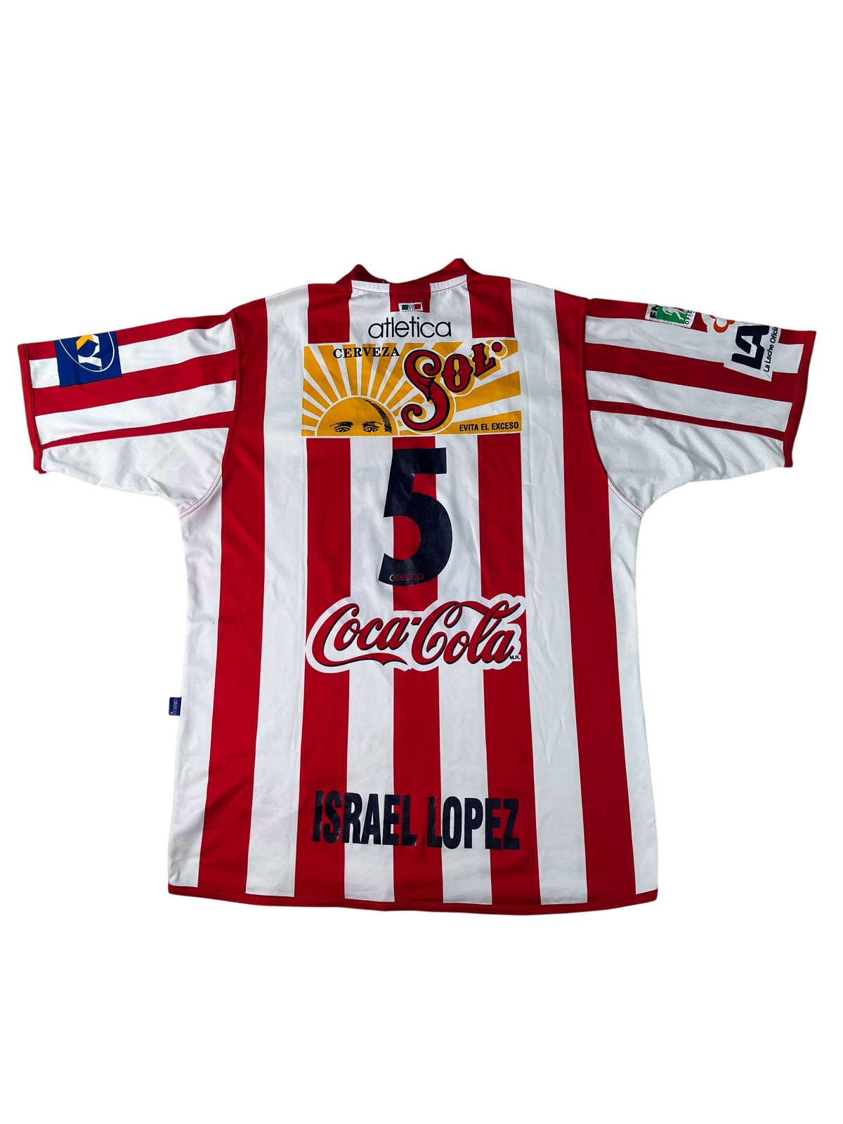 Jersey Chivas Local 2001 2002 Utilería Israel López (L)