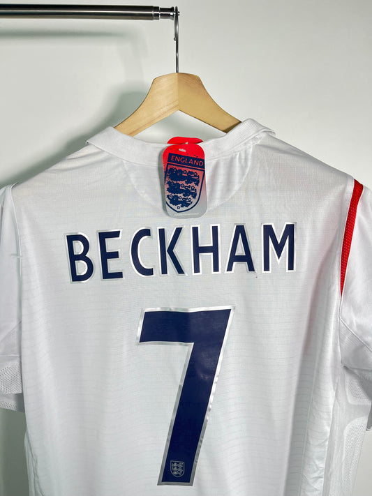 Jersey Inglaterra Local 2006 2008 *C/Etiquetas* David Beckham (XL)