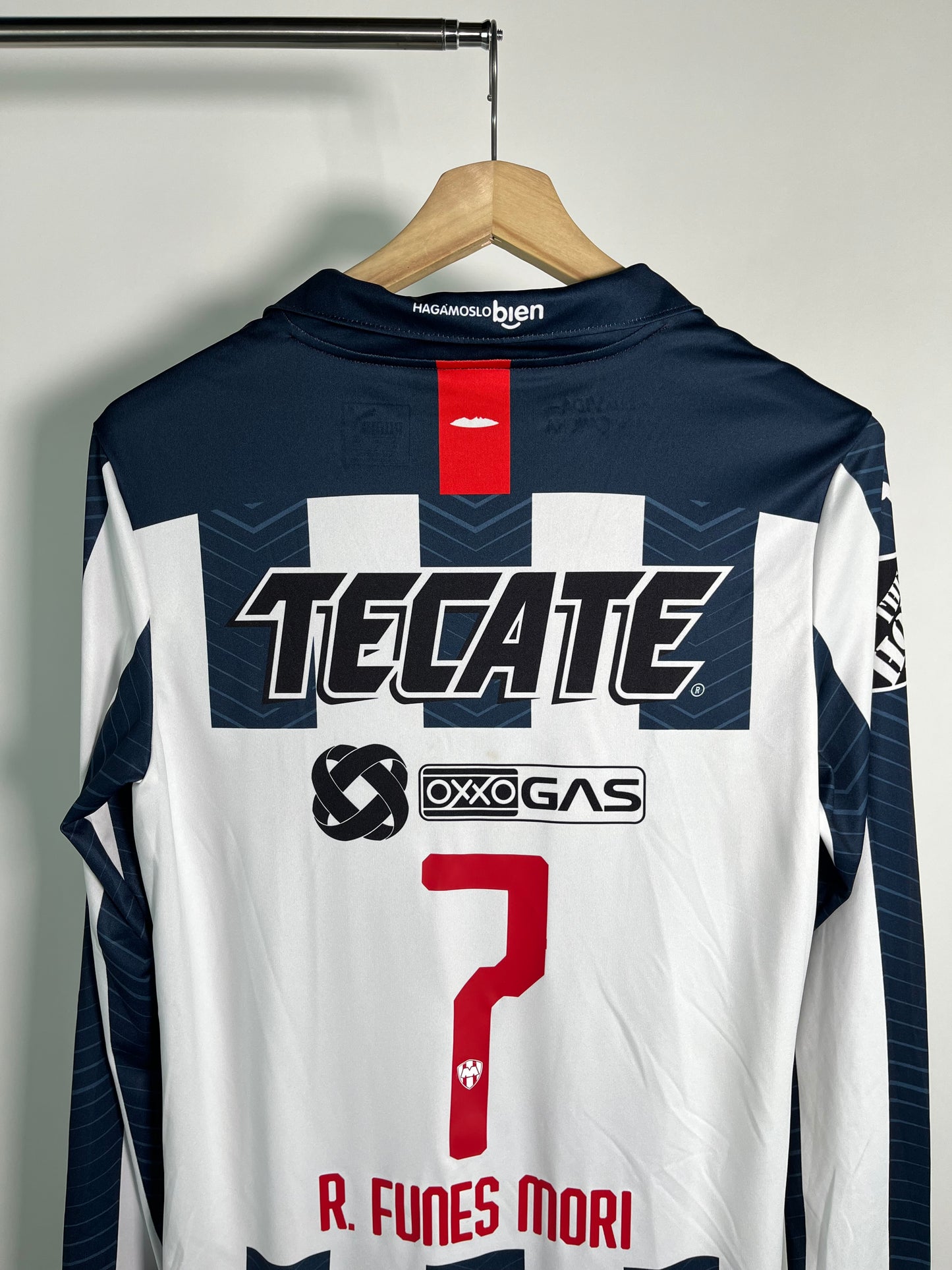 Jersey Rayados Monterrey Local 2019 2020 Manga Larga Rogelio Funes (M)