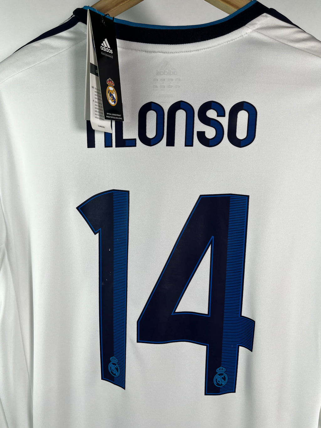 Jersey Real Madrid Local 2012 2013 Manga Larga *C/Etiquetas* Xabi Alonso (XL)