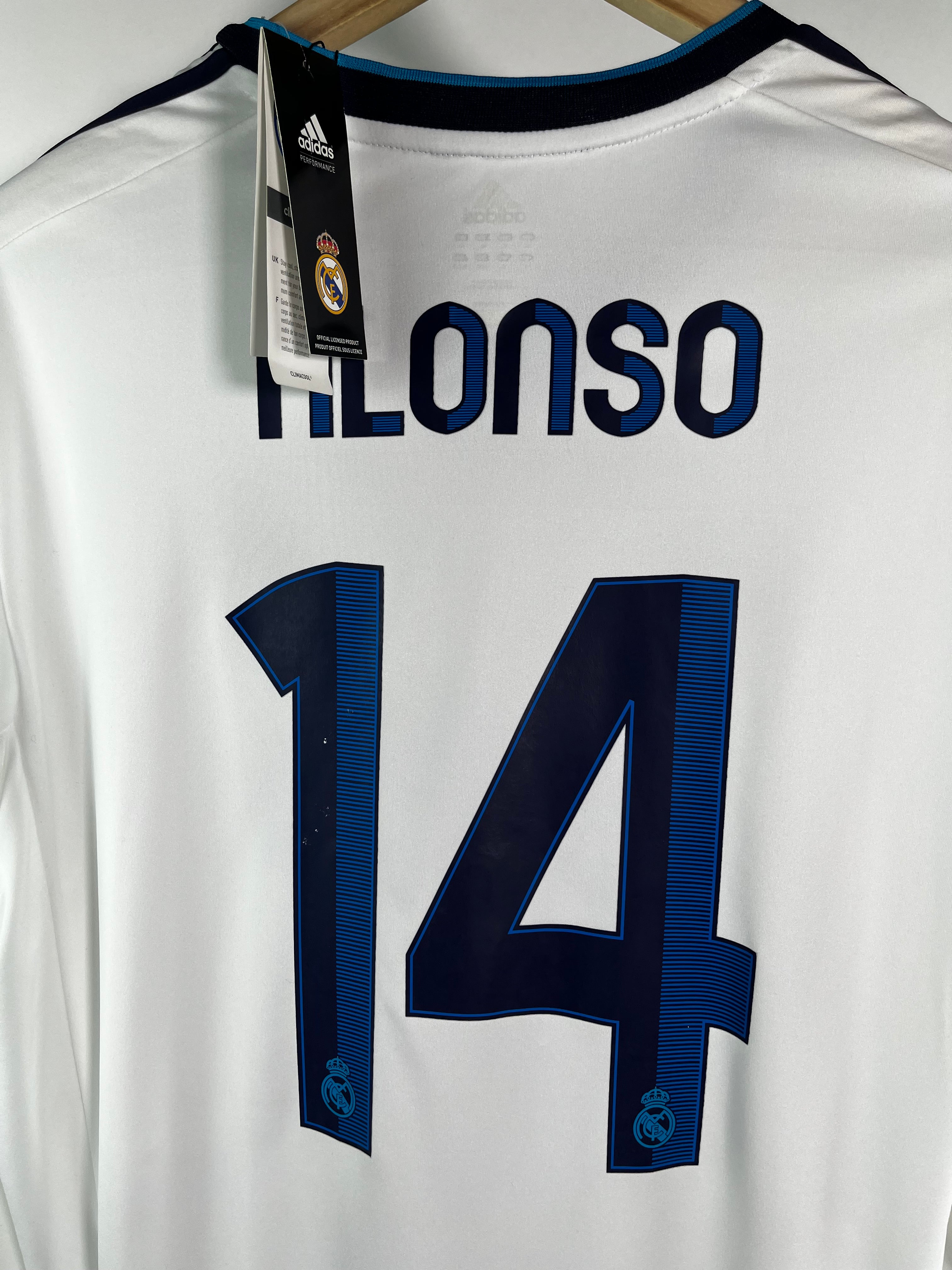 Jersey Real Madrid Local 2012 2013 Manga Larga *C/Etiquetas* Xabi Alonso (XL)