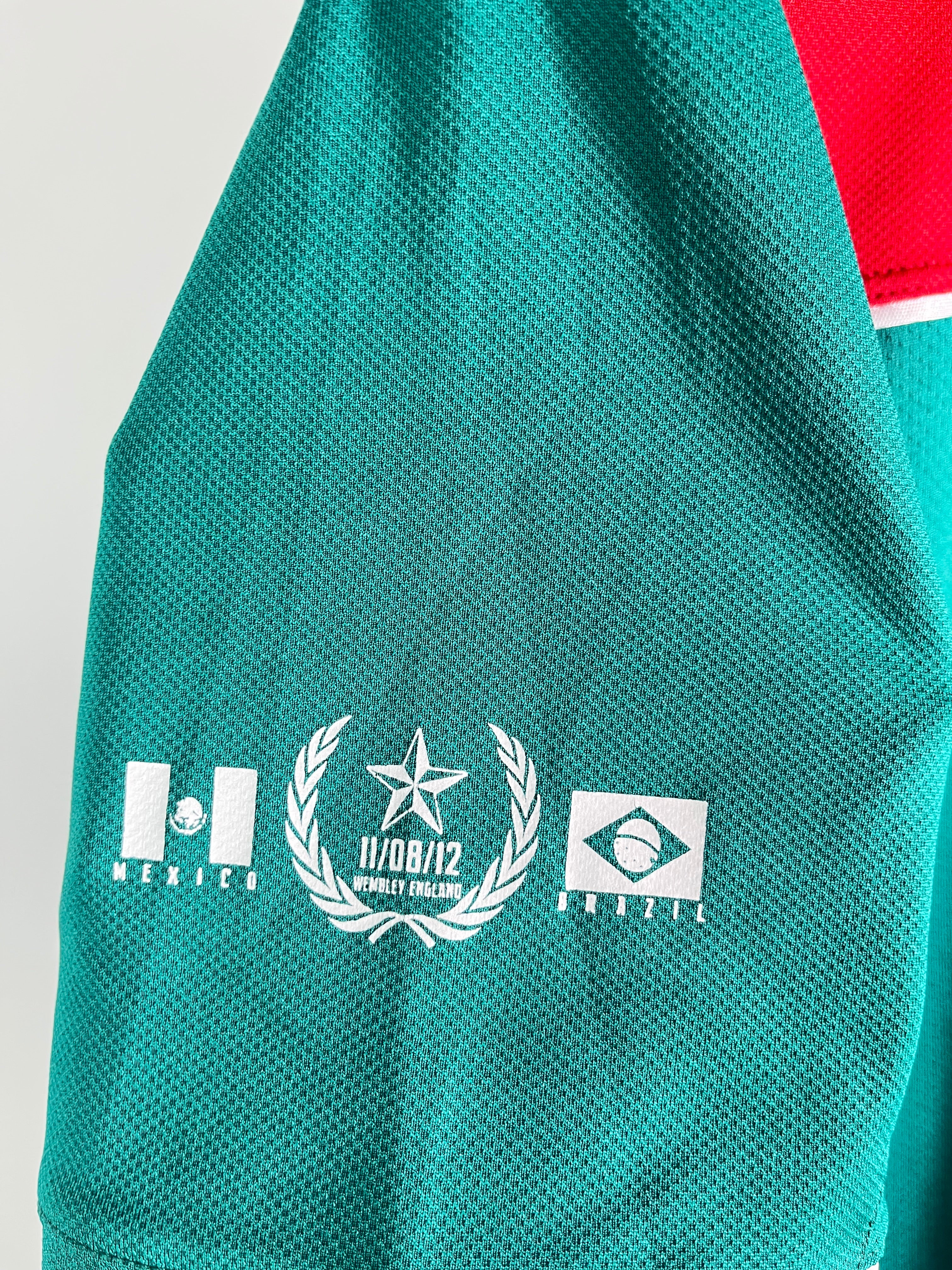 Jersey México Local 2012 *Match Detail vs Brasil* Olimpiadas (M)