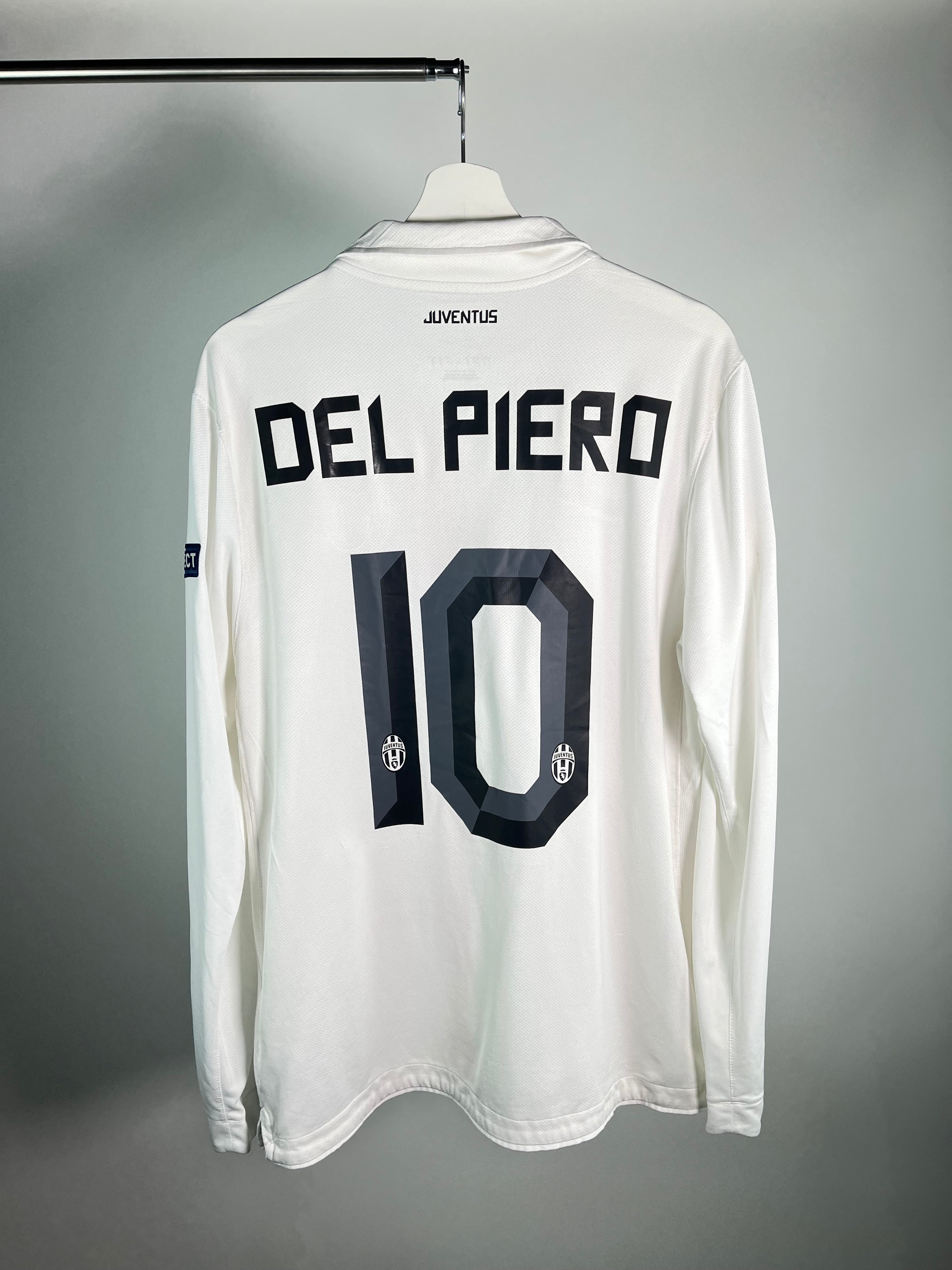 Jersey Juventus Visita 2010 2011 *Europa League* Manga Larga Alessandro Del Piero (L)