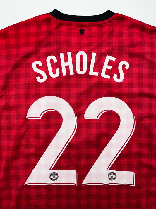 Jersey Manchester United Local 2012 2013 *Champions League* Paul Scholes (XL)