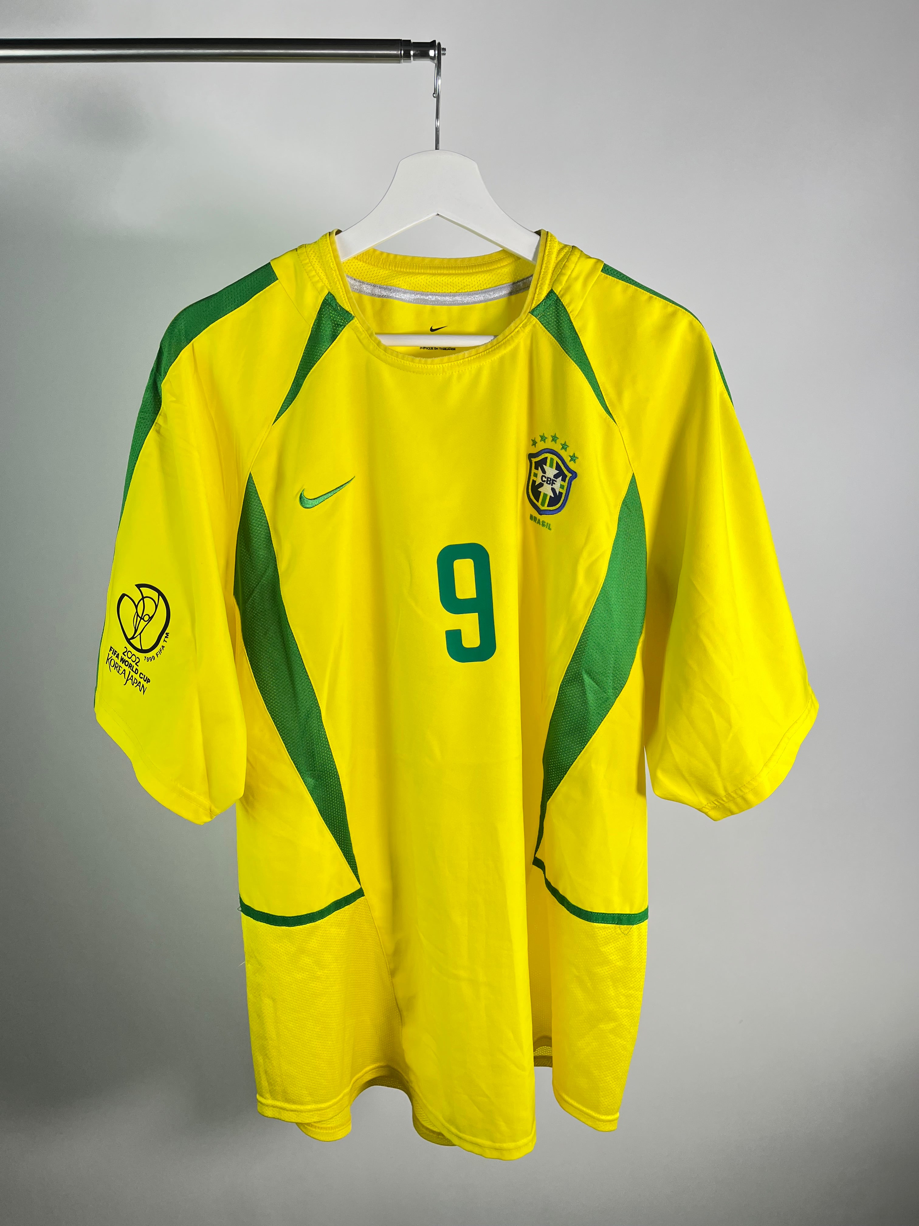 Jersey Brasil Local 2002 2004 *Mundial Corea Japón* Ronaldo Nazario (XL)