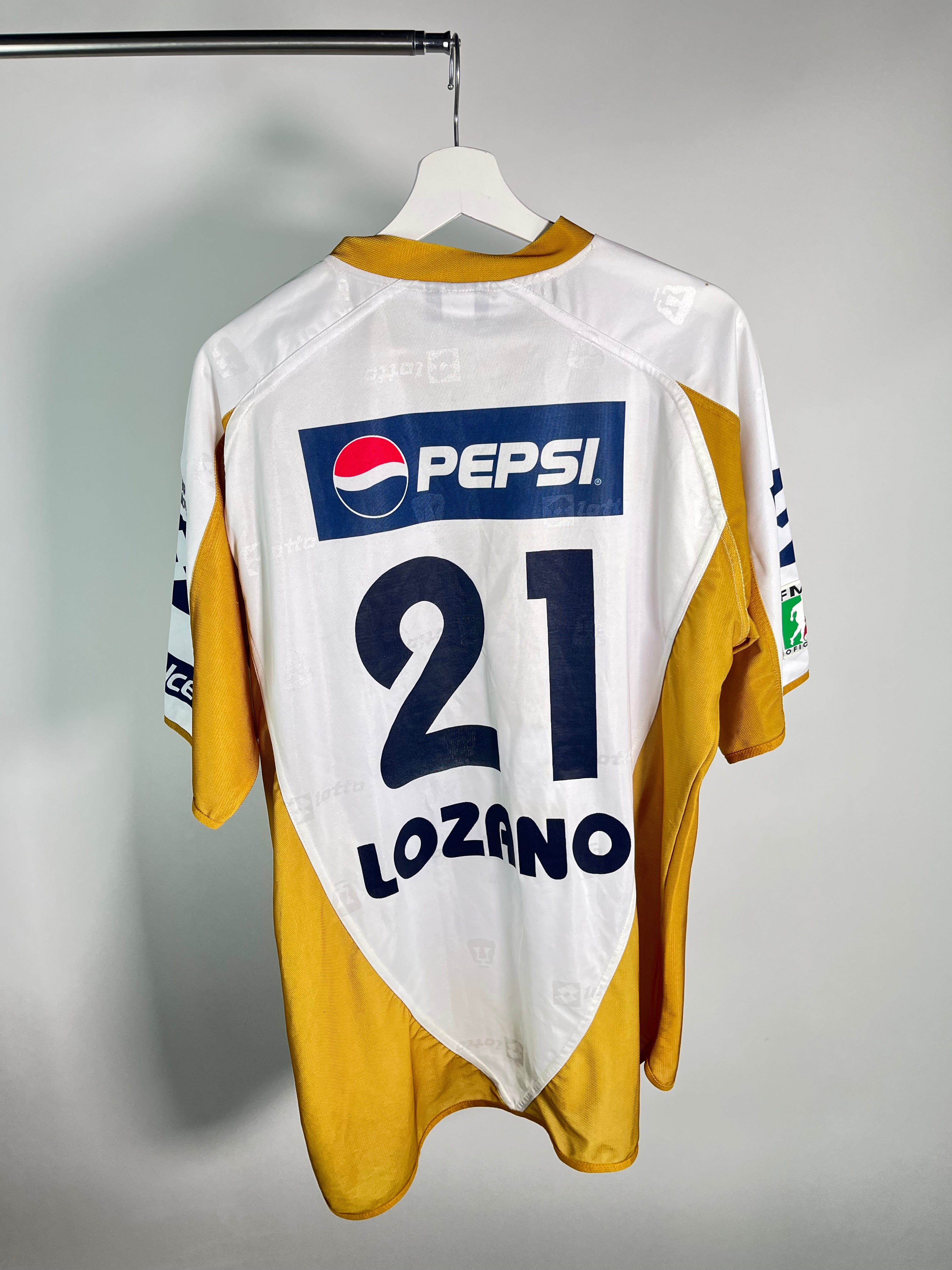 Jersey Pumas Local Copa Libertadores 2002 2003 Match Worn Jaime Lozano (L)