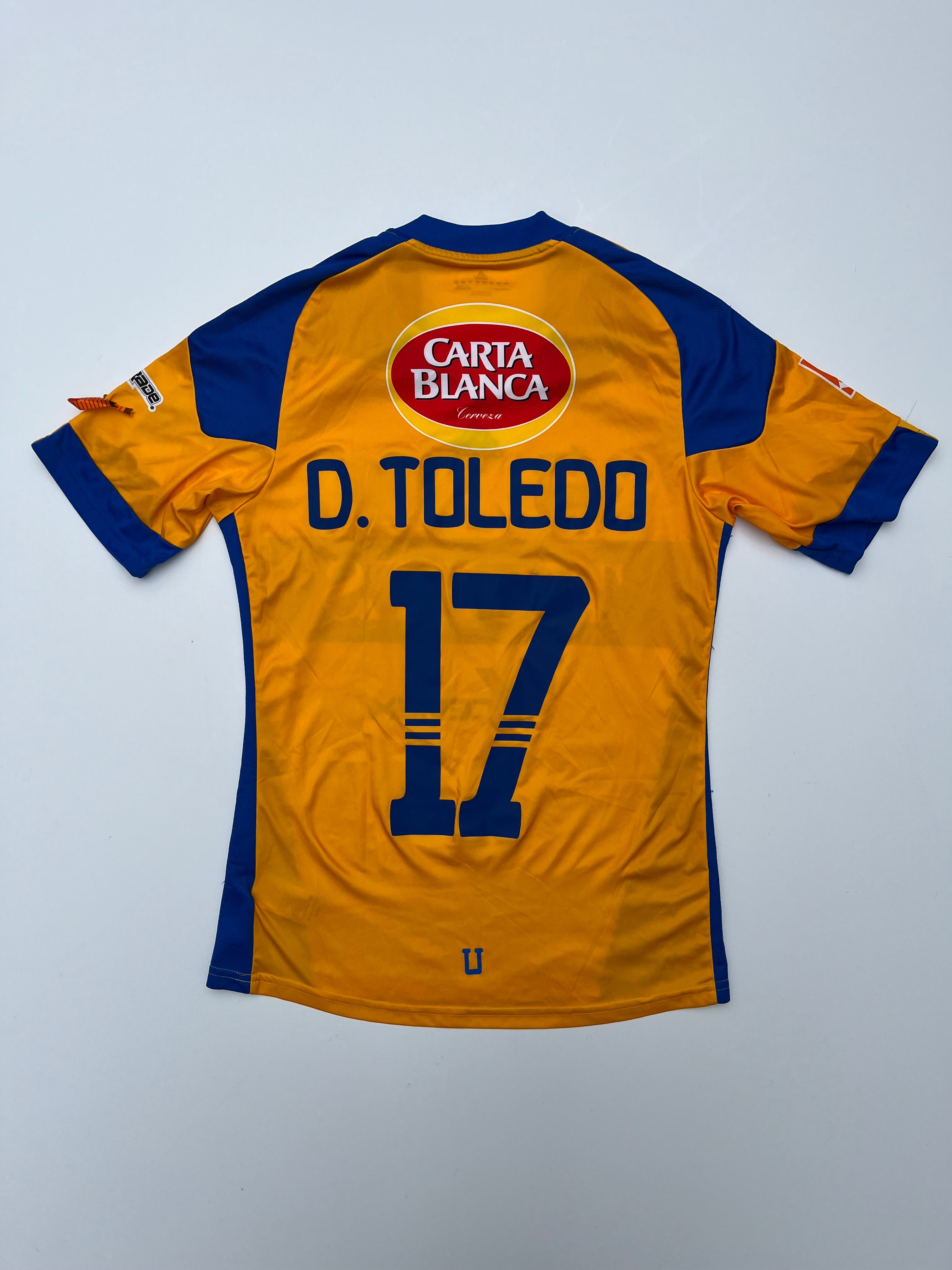 Jersey Tigres Local 2011 2012 Match Worn David Toledo (S)