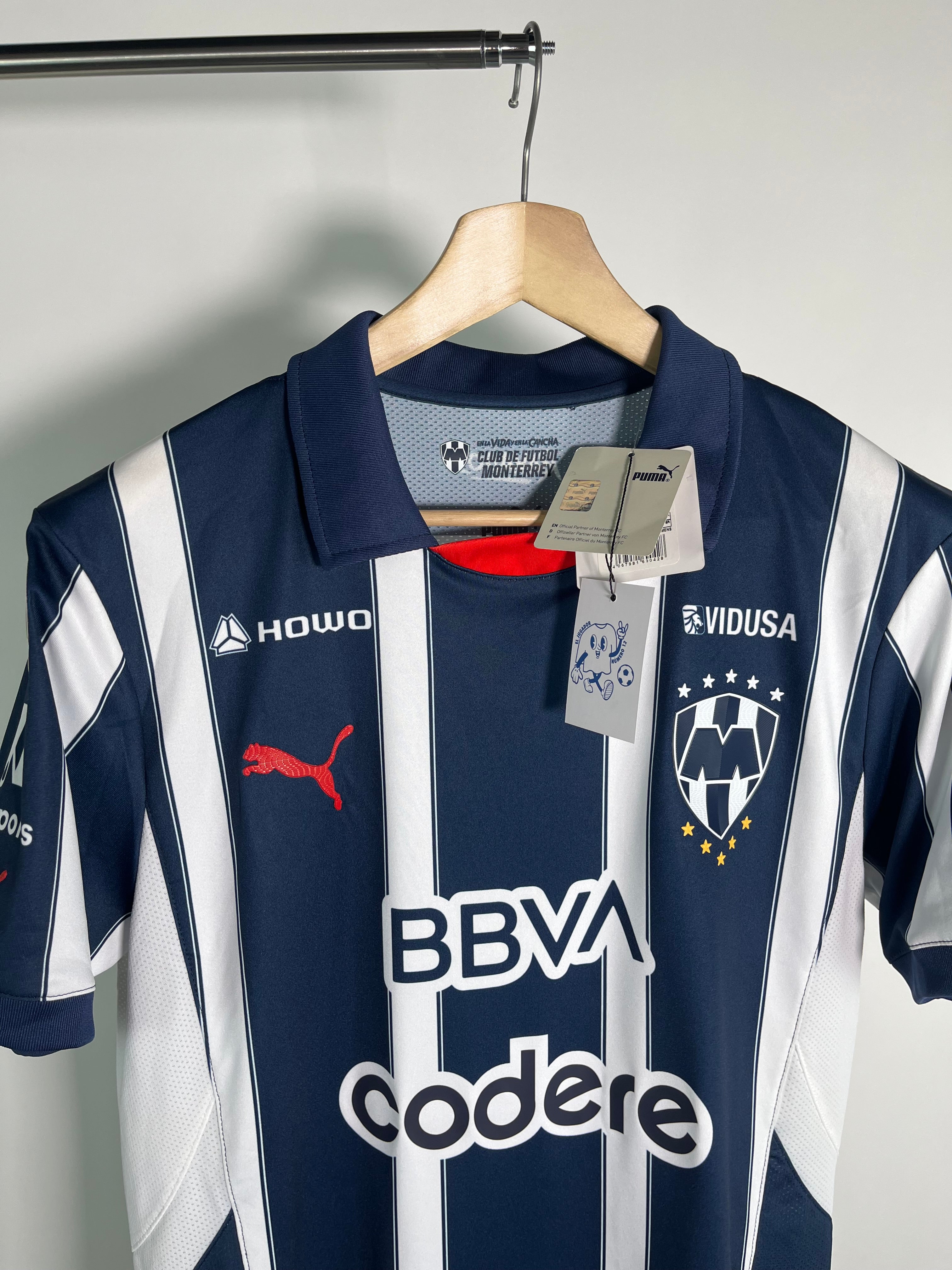 Jersey Rayados Monterrey Local 2024 2025 *C/Etiquetas* Versión Jugador Sergio Canales (M)
