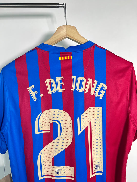 Jersey Barcelona Local 2021 2022 *C/Etiquetas* Frenkie de Jong (L)