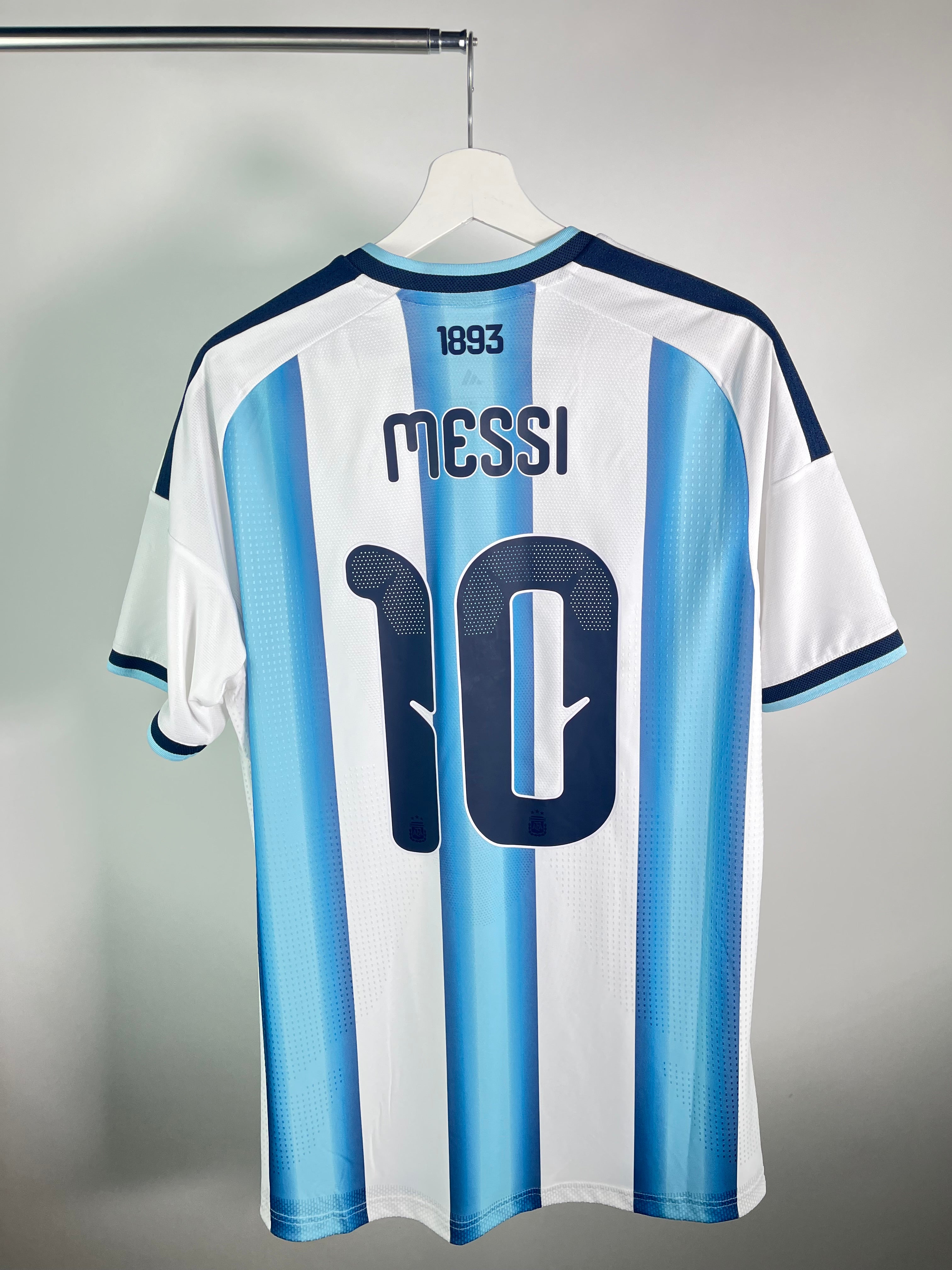 Jersey Argentina Local 2026 2027 Versión Jugador Lionel Messi (L)