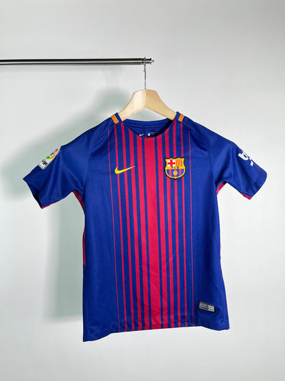 Jersey Barcelona Local 2017 2018 Lionel Messi (M Niño)