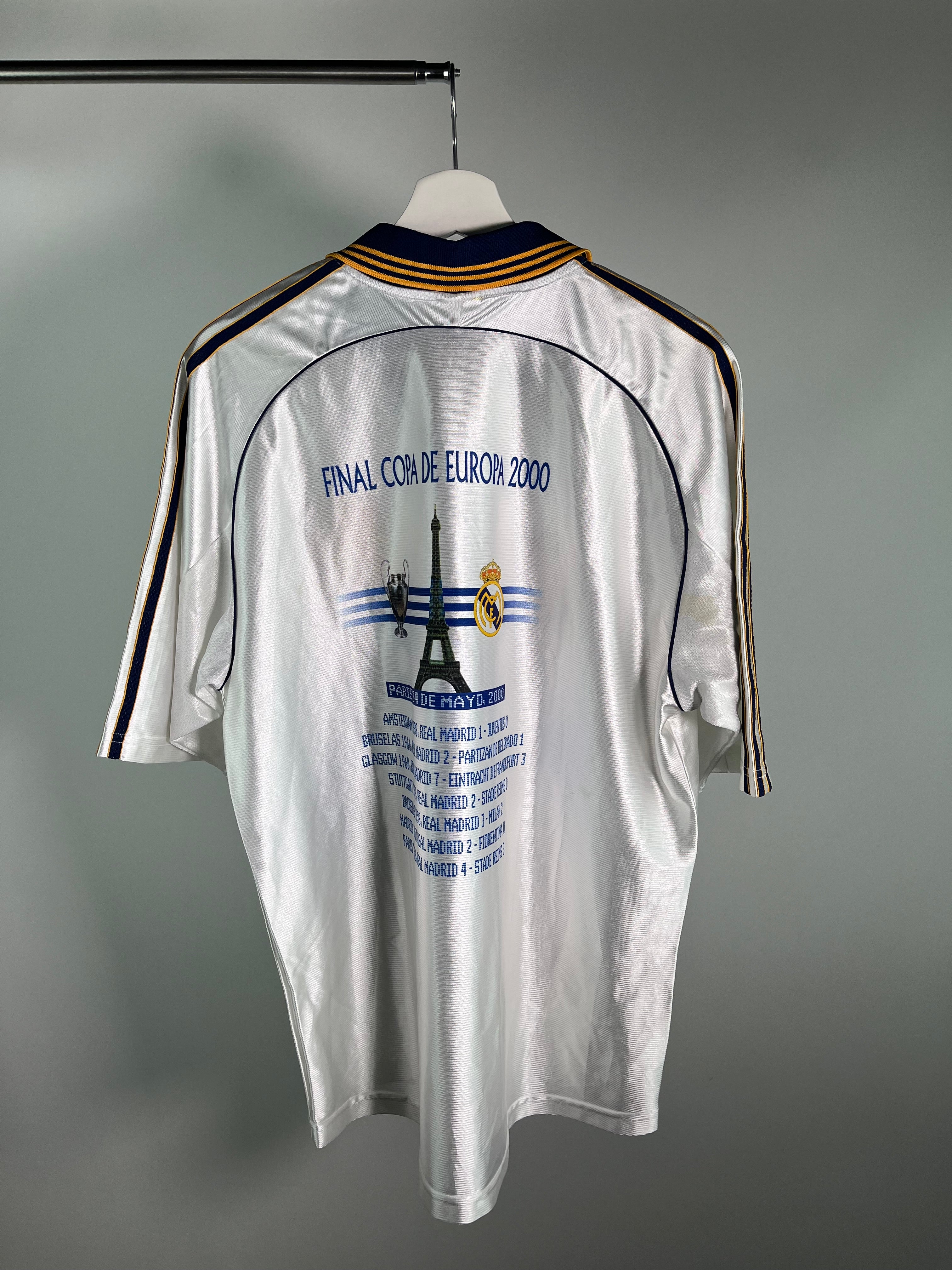 Jersey Real Madrid Especial Campeón de Europa 1999 2000 (M)